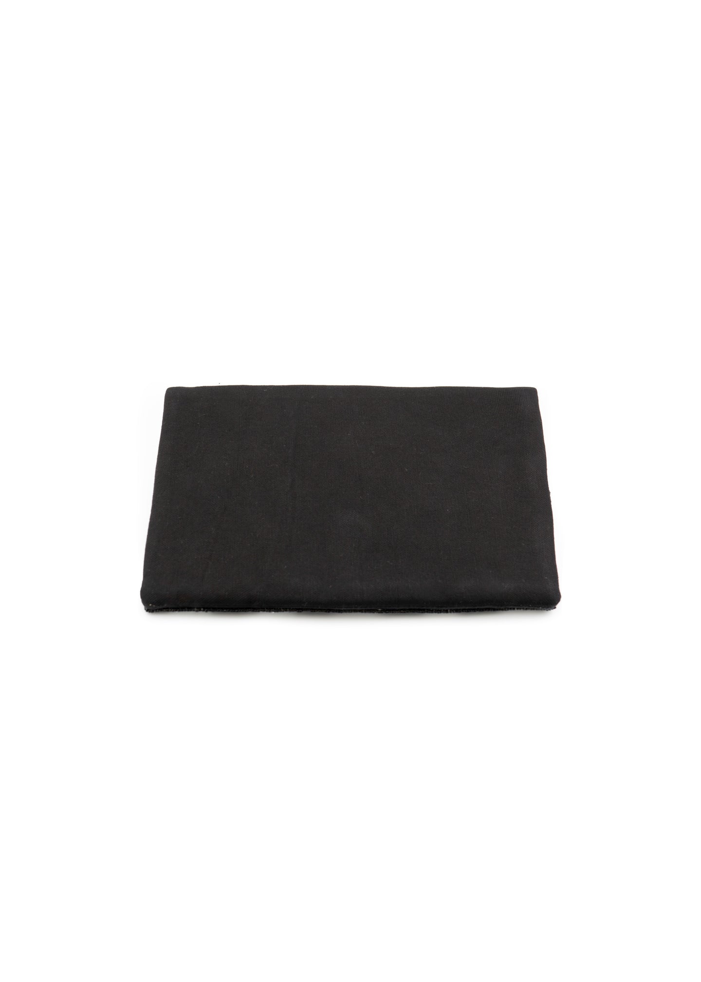 B&W Striped Beaded Clutch Bag