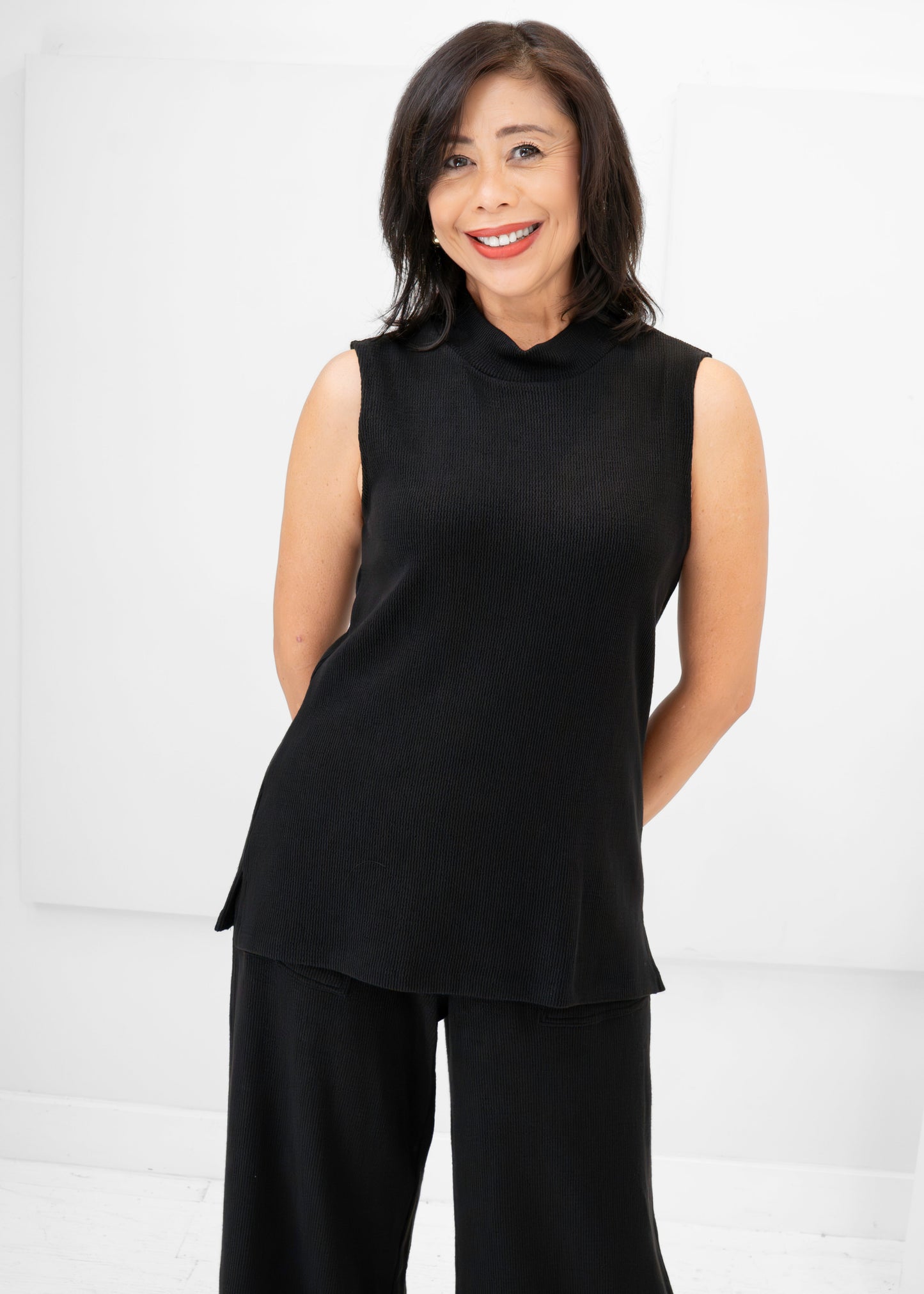 Compli K - Mock Neck Knit Tank - SALE