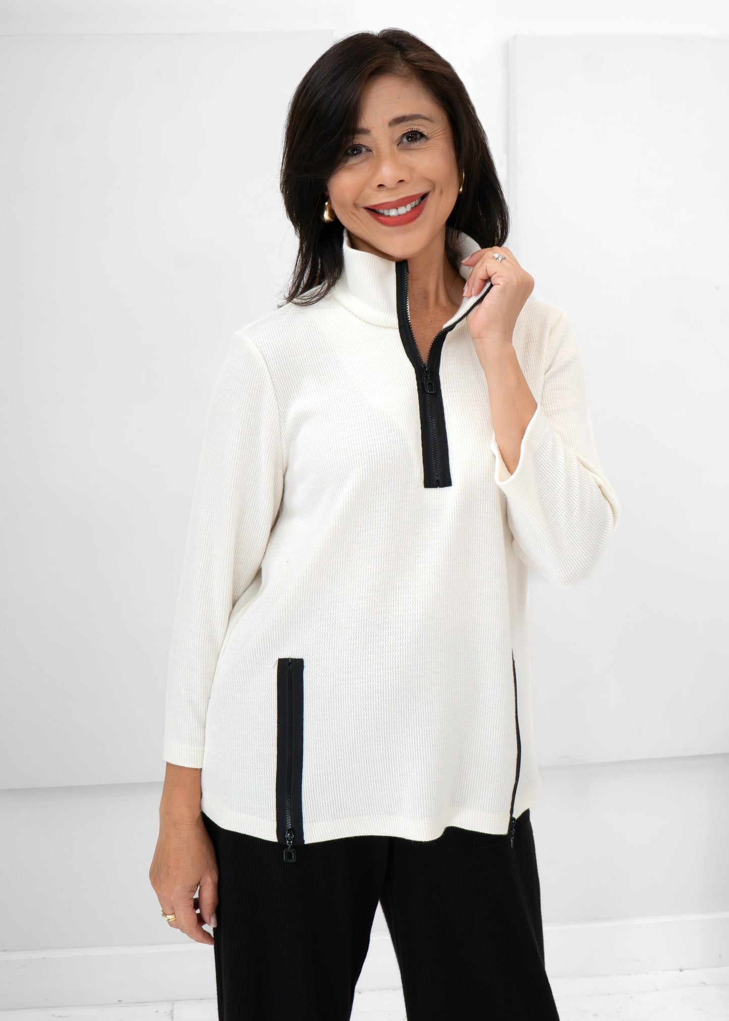 Compli K - Zipper Detail Top - SALE