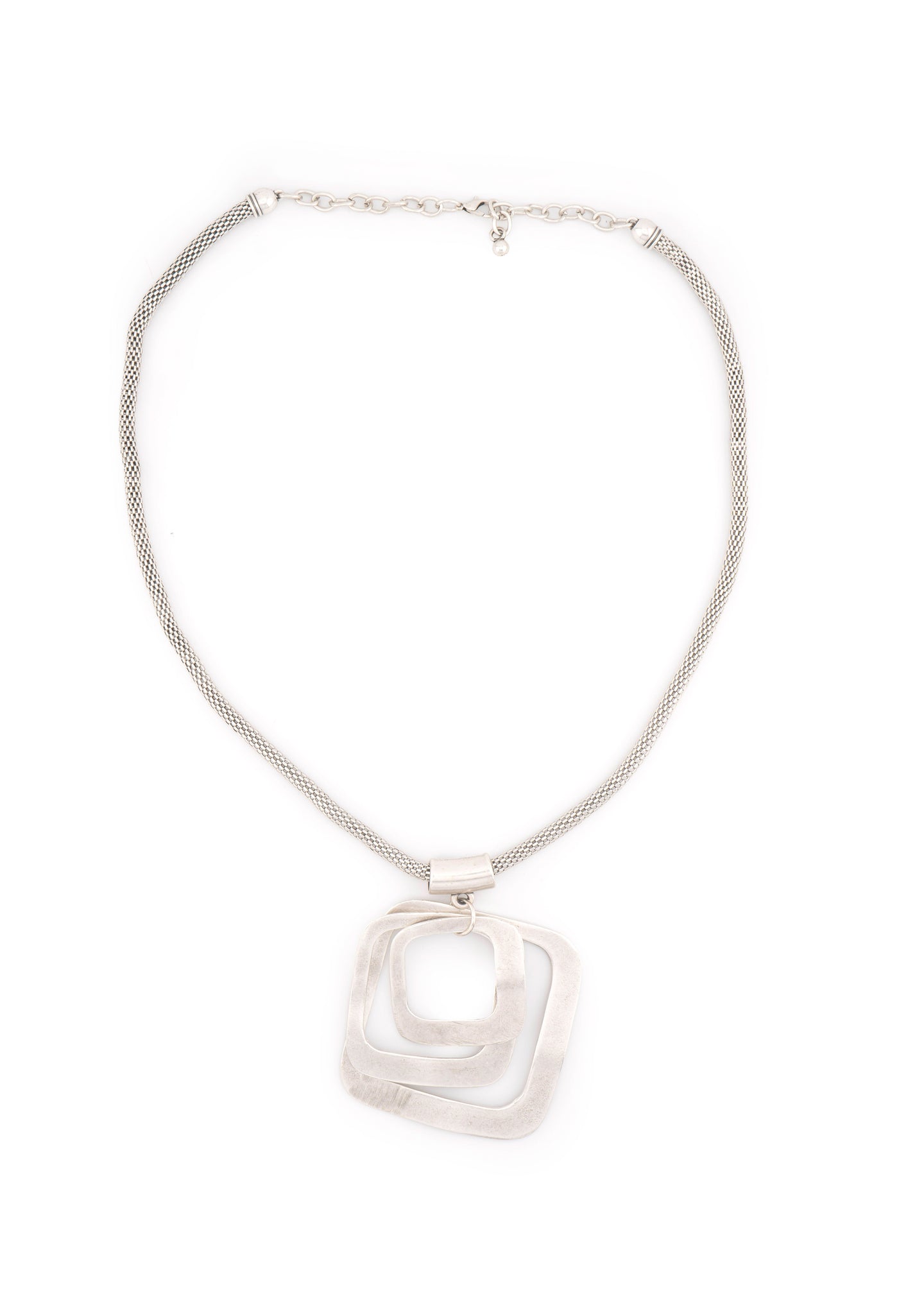 Seraglio - Diamond Shape Pendant Necklace Long