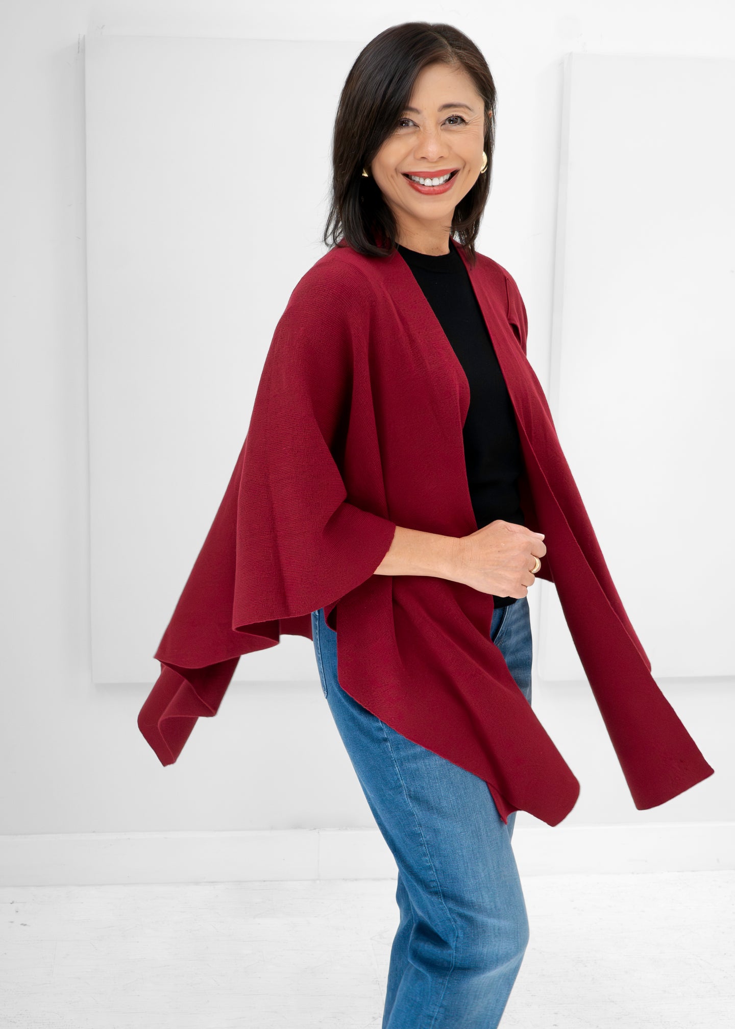 V Fraas - Side Tab Knit Wrap