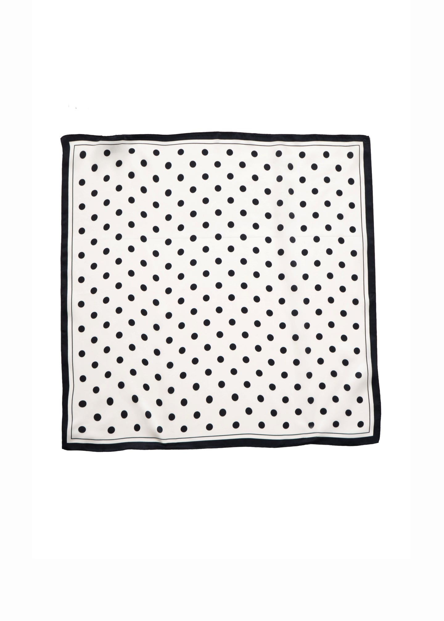 Polka Dot Silk Scarf