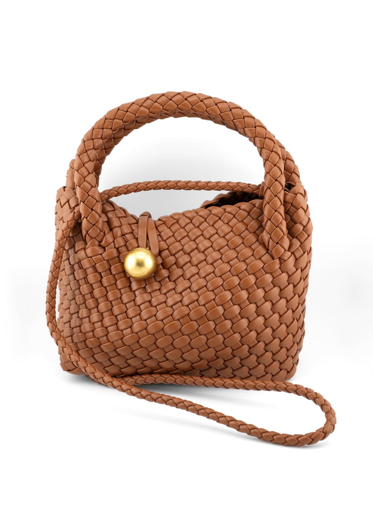 Inzi - Small Woven Metallic Bag