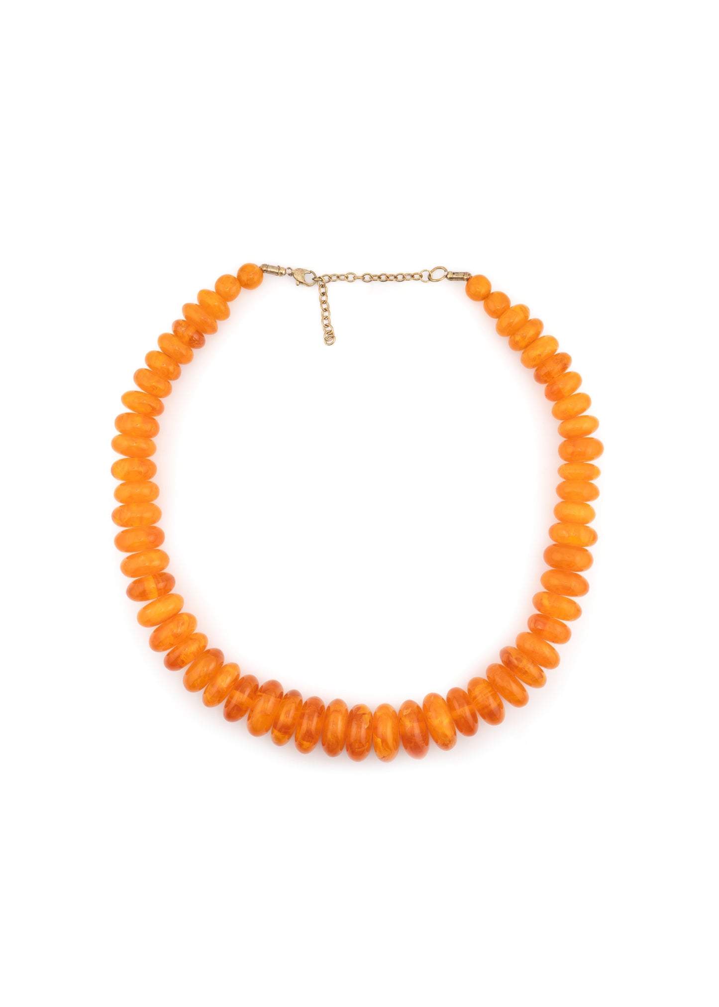 Amber Chunky Beaded Necklace