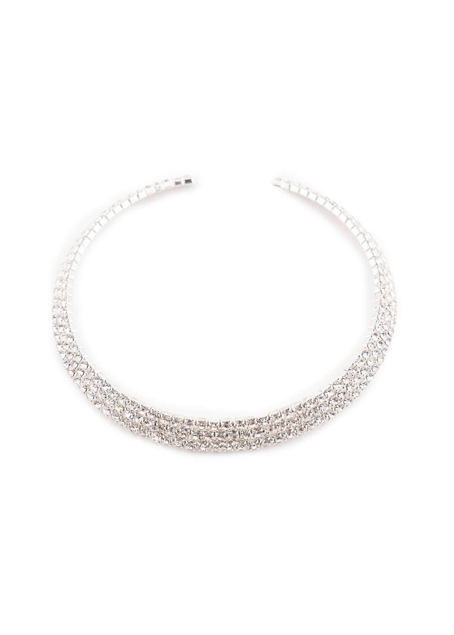 Pavé Crystal Collar Choker