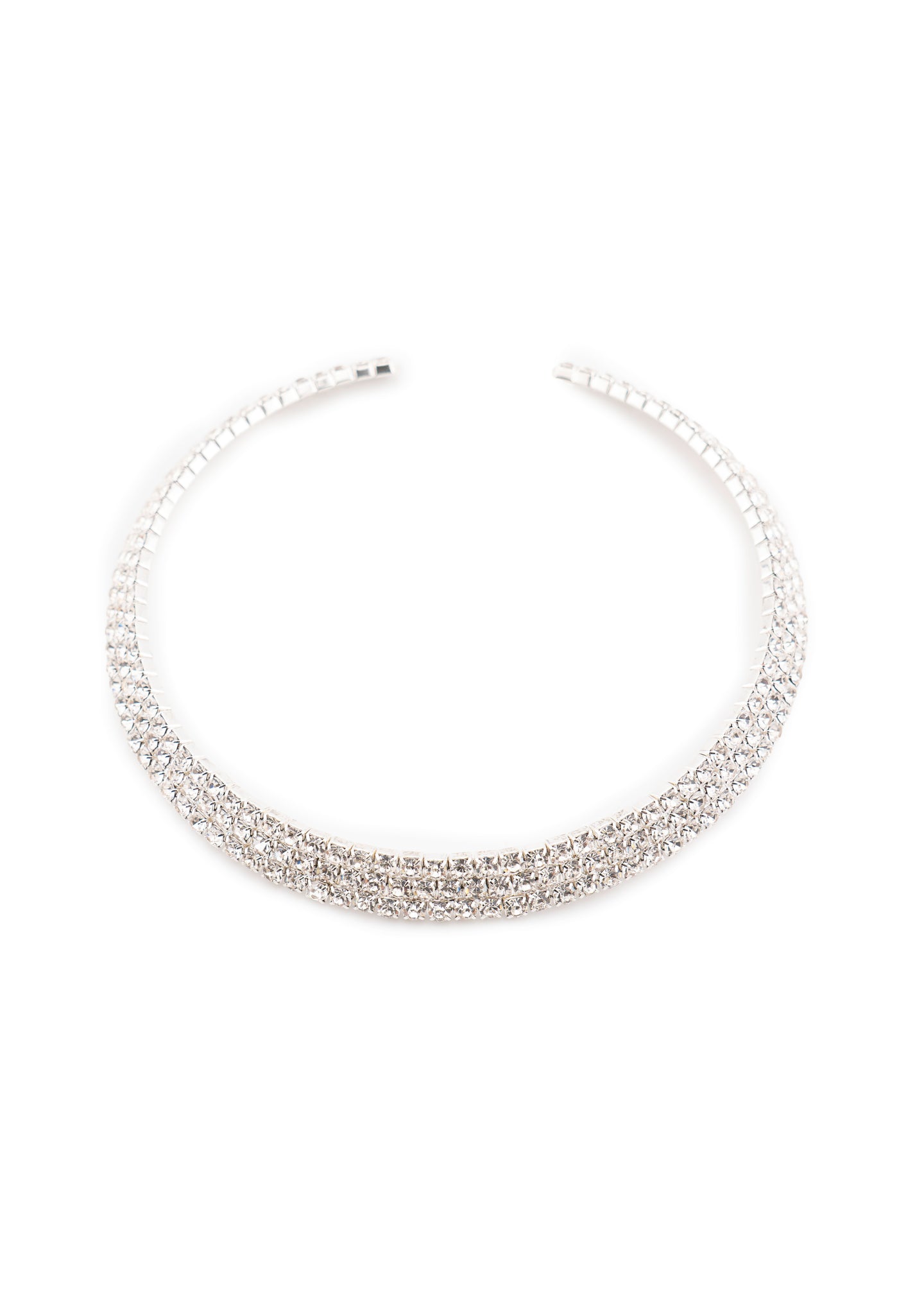 Pavé Crystal Collar Choker