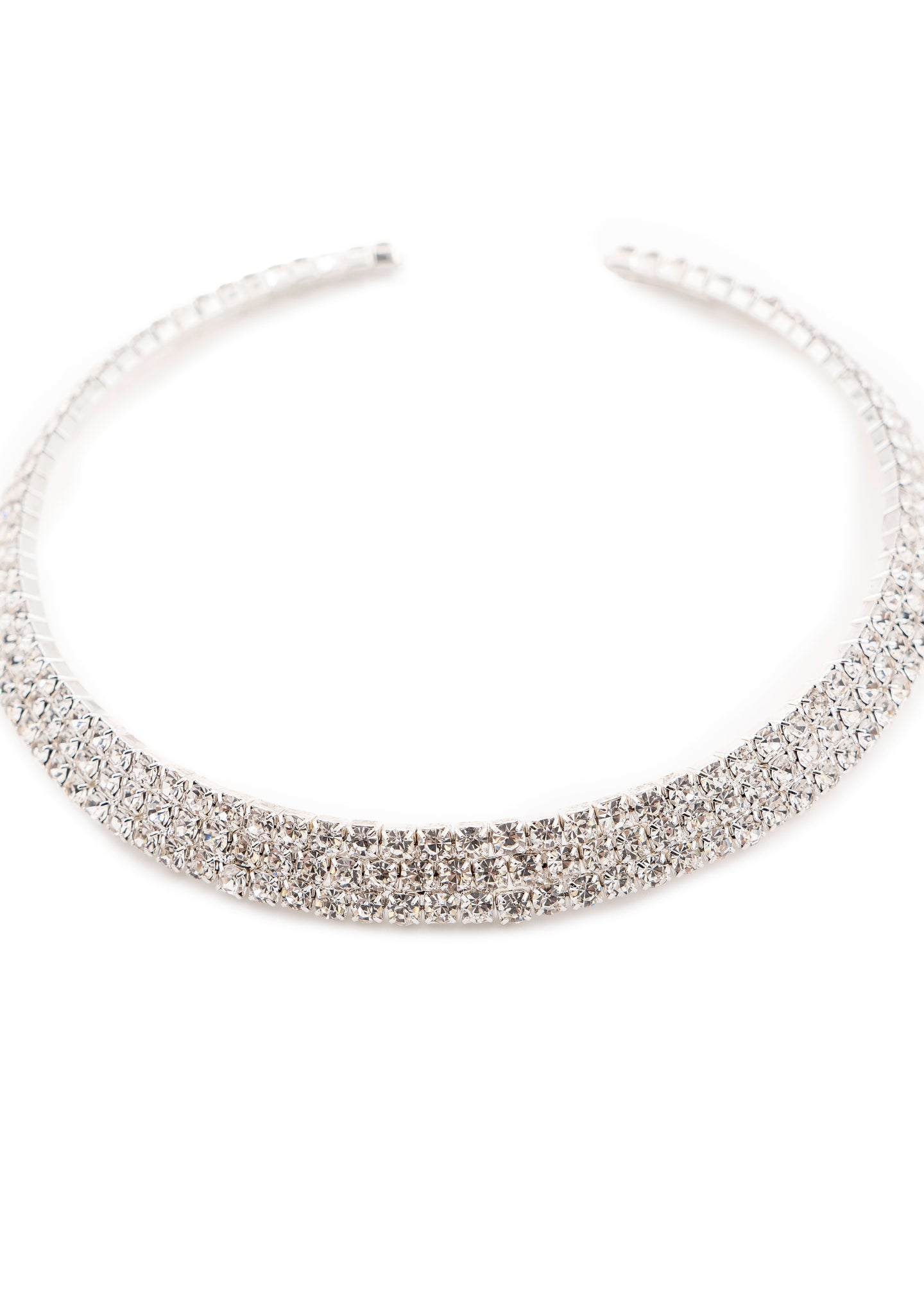 Pavé Crystal Collar Choker