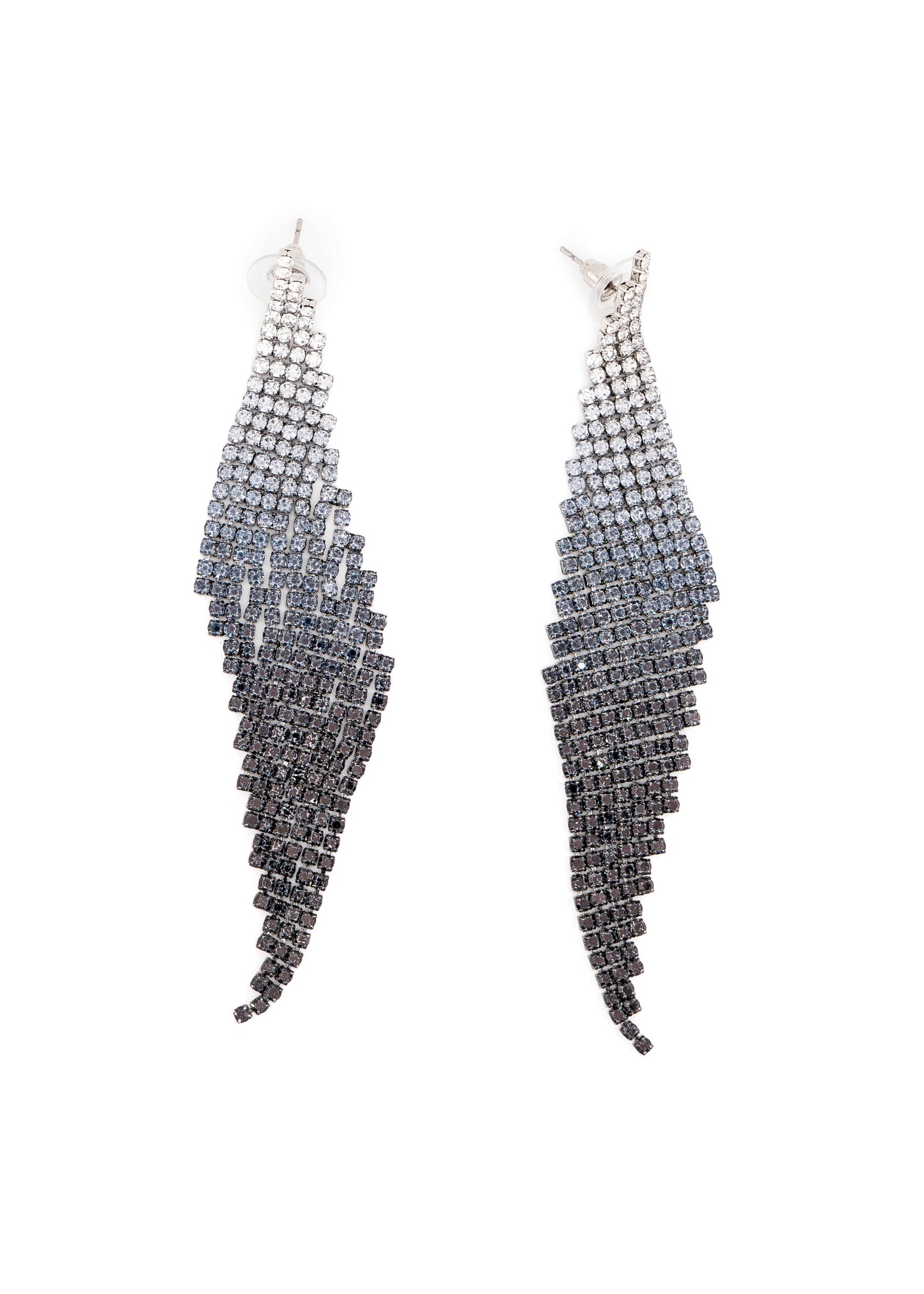 Crystal Cascade Ombré Earrings