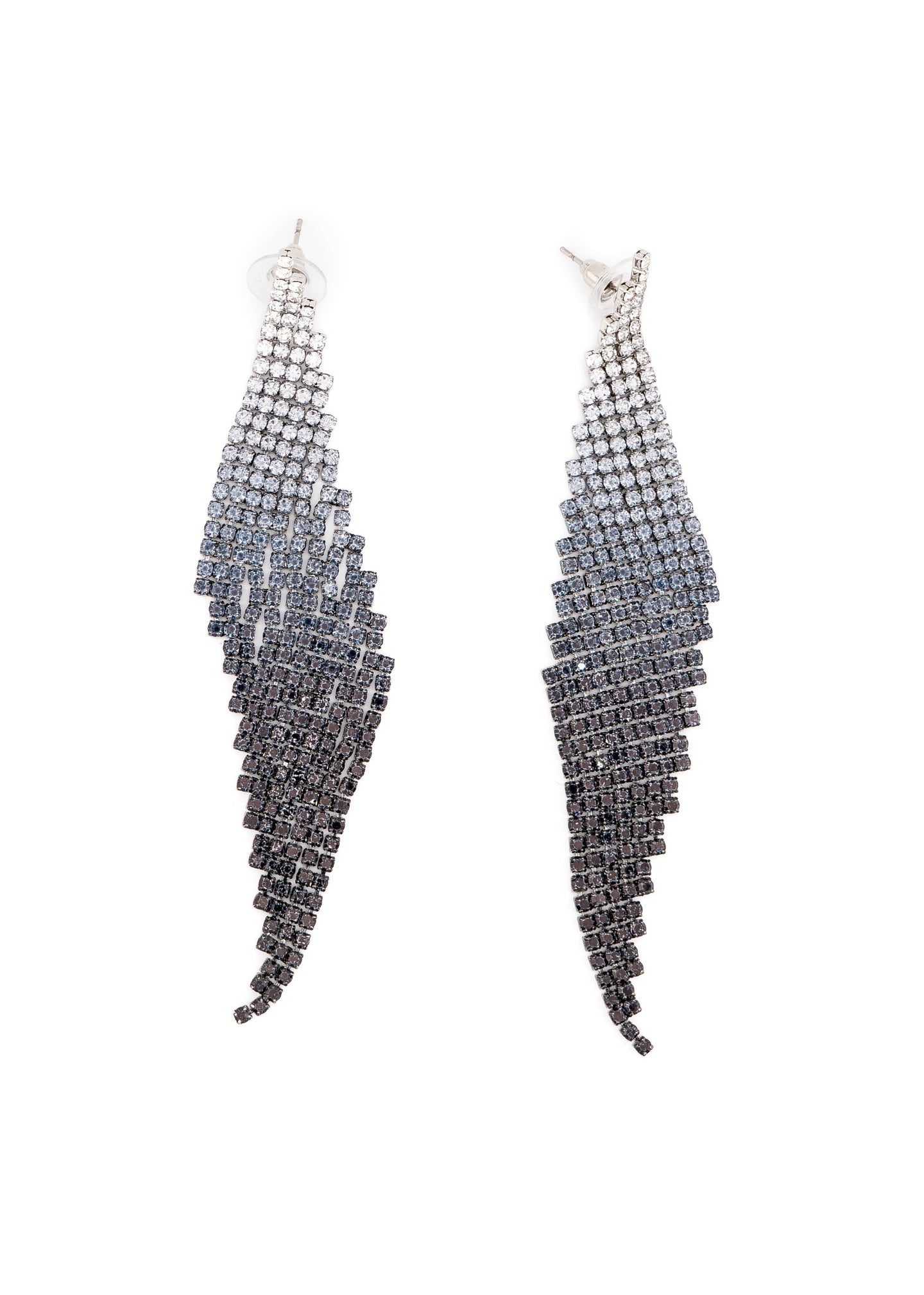 Crystal Cascade Ombré Earrings