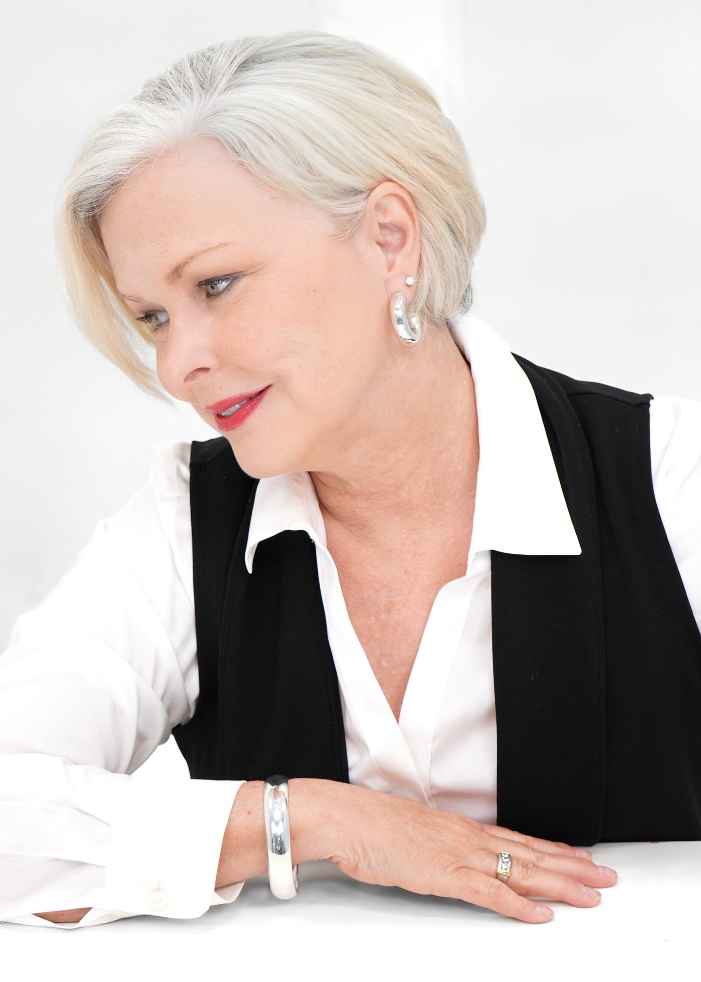 Shepherd's - Sterling Silver Chunky Hoop Earrings