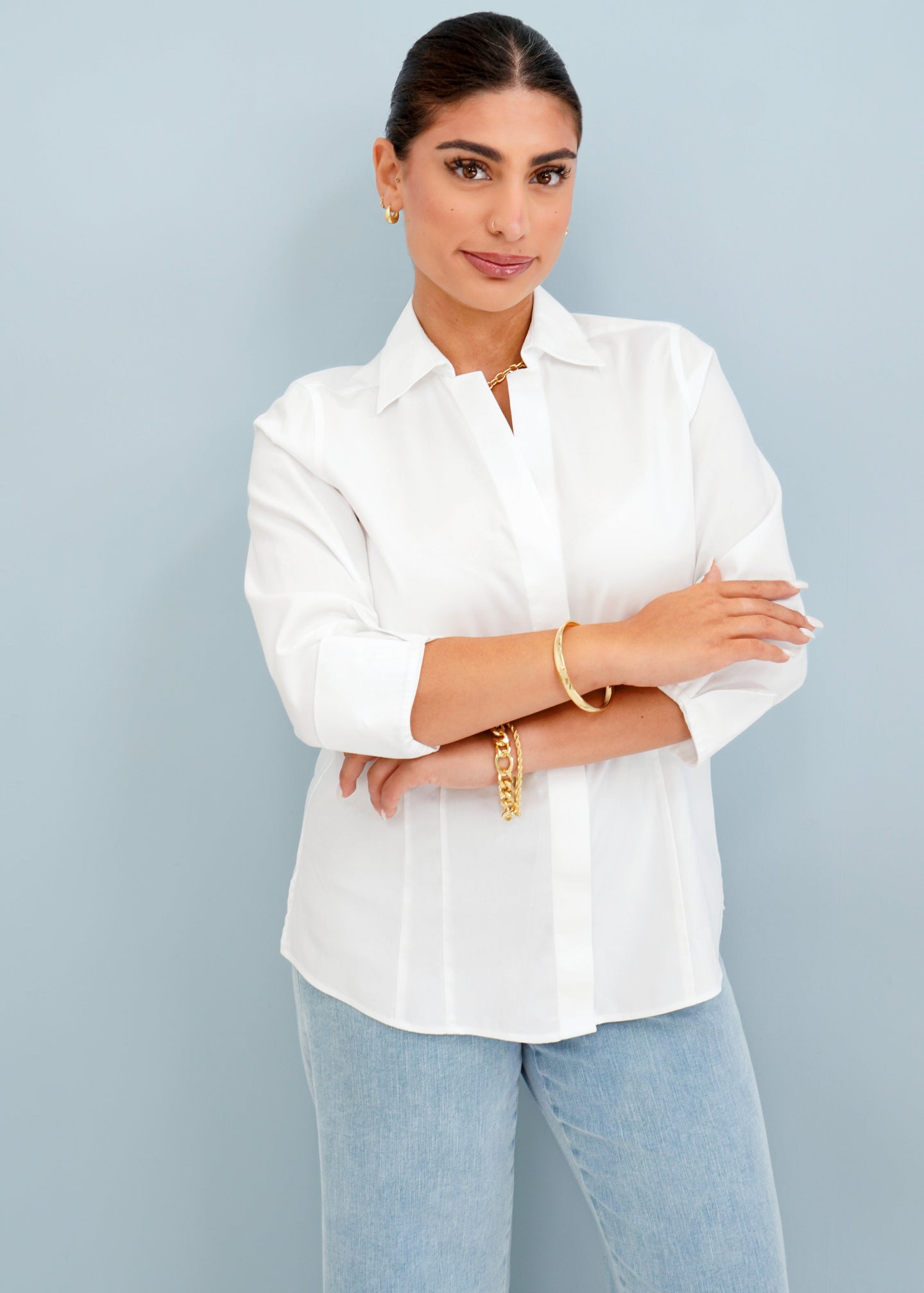 Foxcroft - Taylor Blouse 3/4 Sleeve