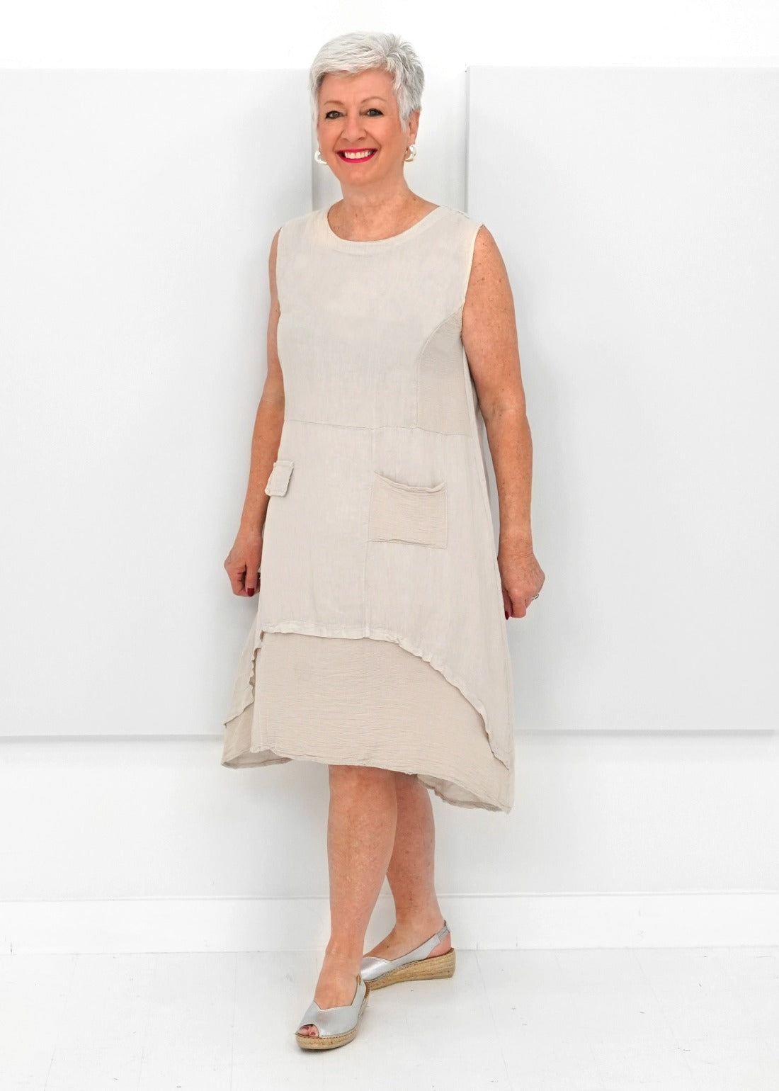 Catherine Lillywhite's - Linen Pocket Dress