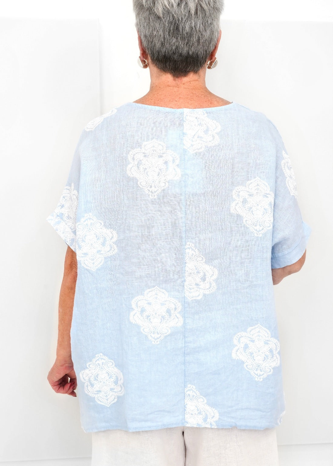 Catherine Lillywhite's - Printed Linen Top