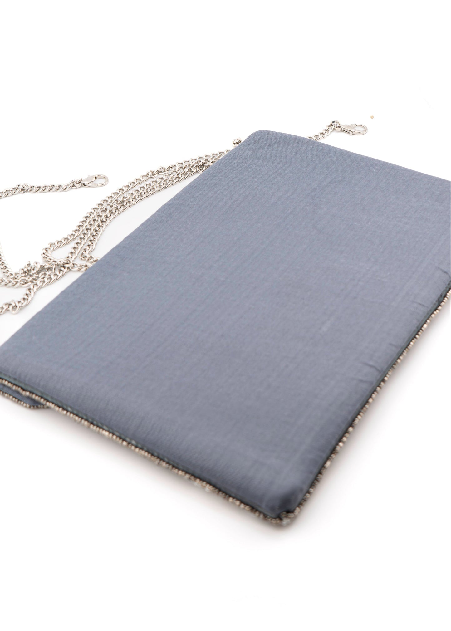 Beaded Botanical Envelope Bag