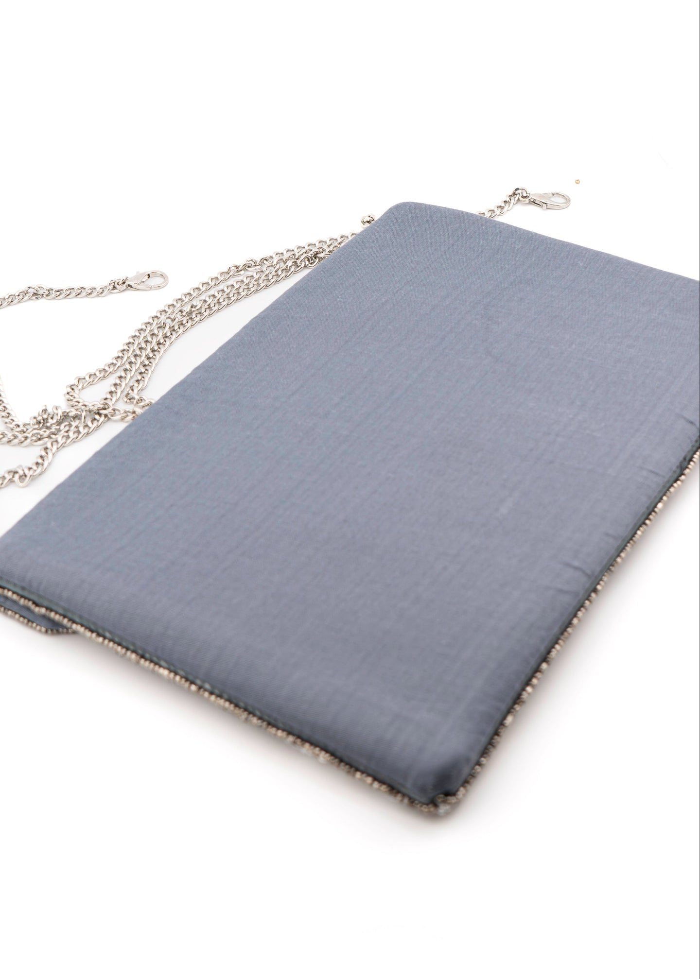 Beaded Botanical Envelope Bag