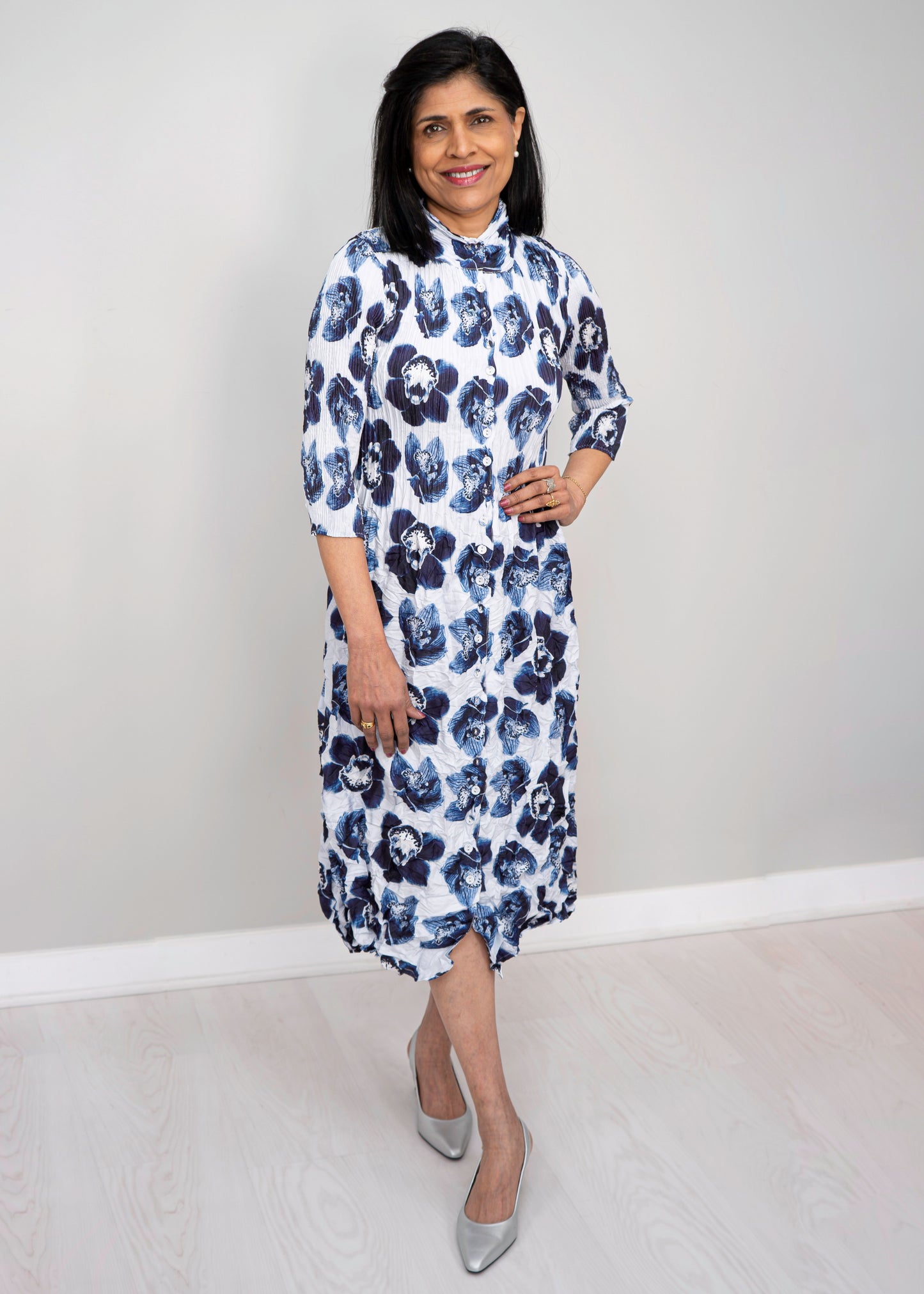 Alquema - Nehru Coat Dress Print