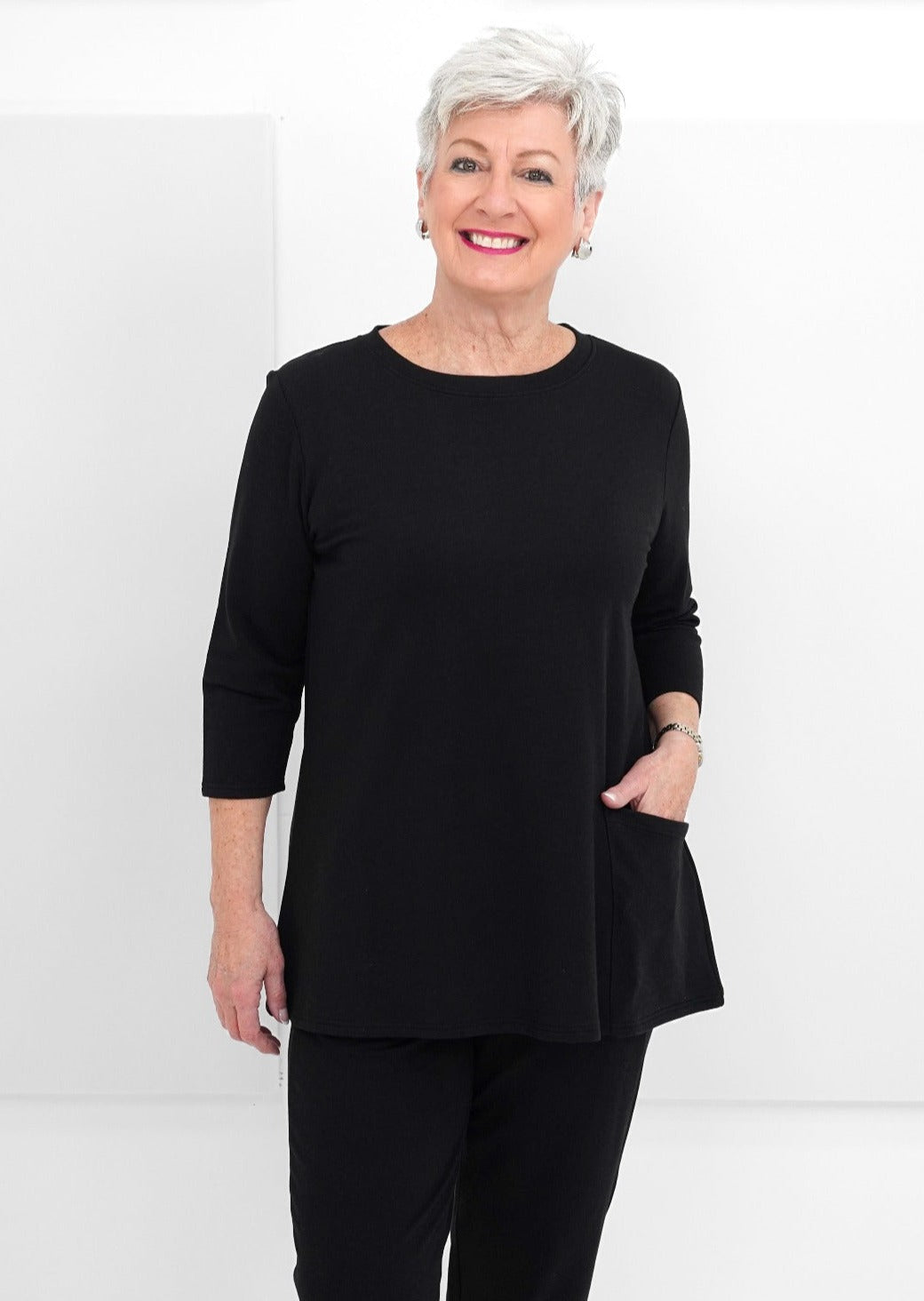 Gilmour - Bamboo French Terry Swag Pocket Tunic