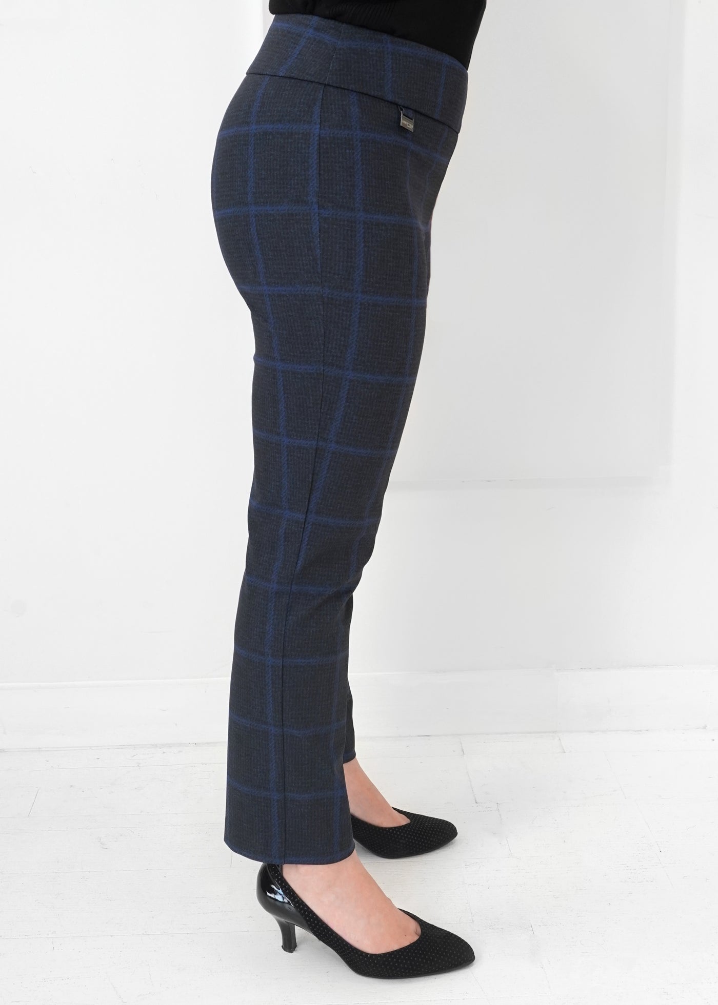 Lisette - Wexford Check 28" Ankle Pant