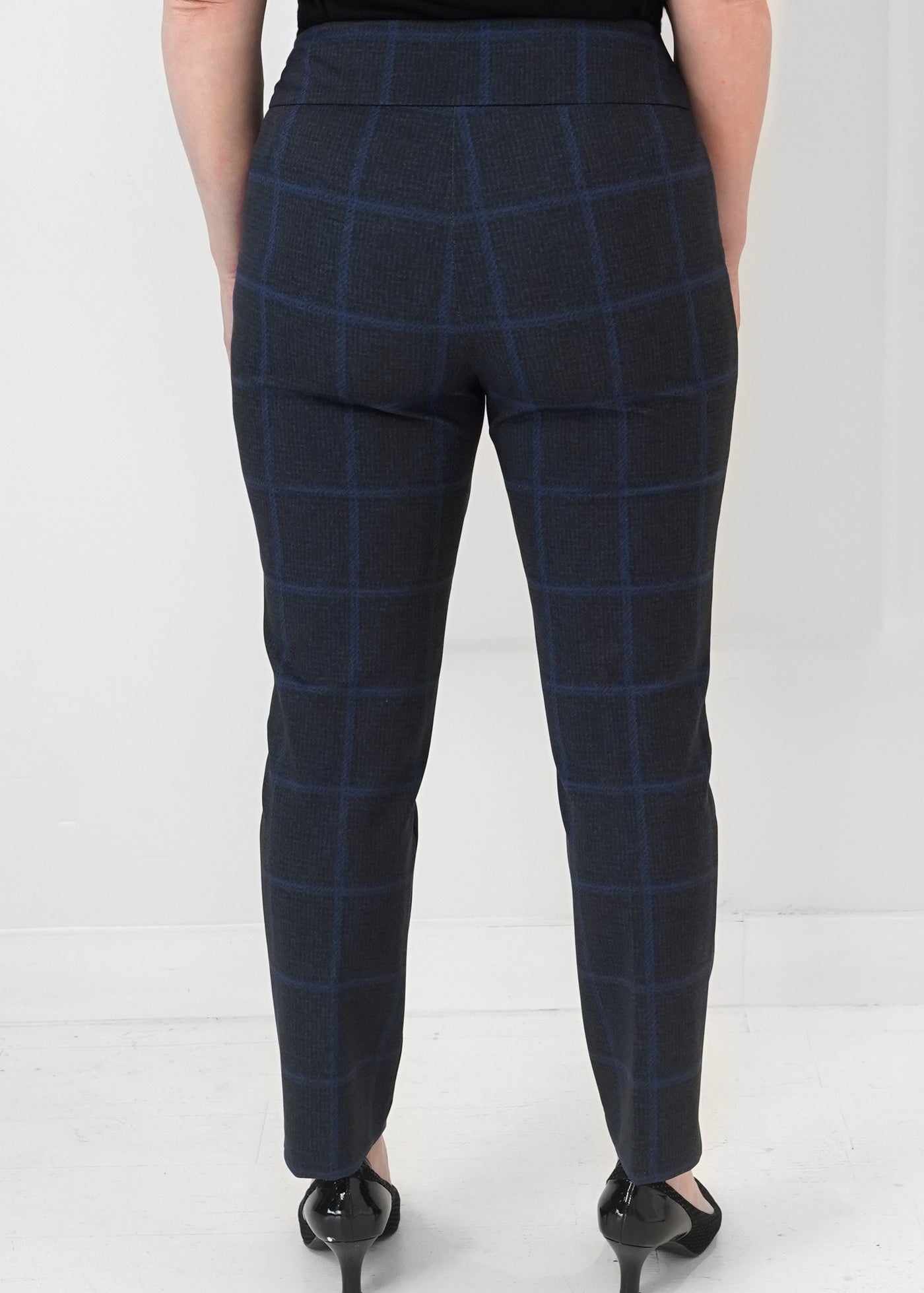 Lisette - Wexford Check 28" Ankle Pant
