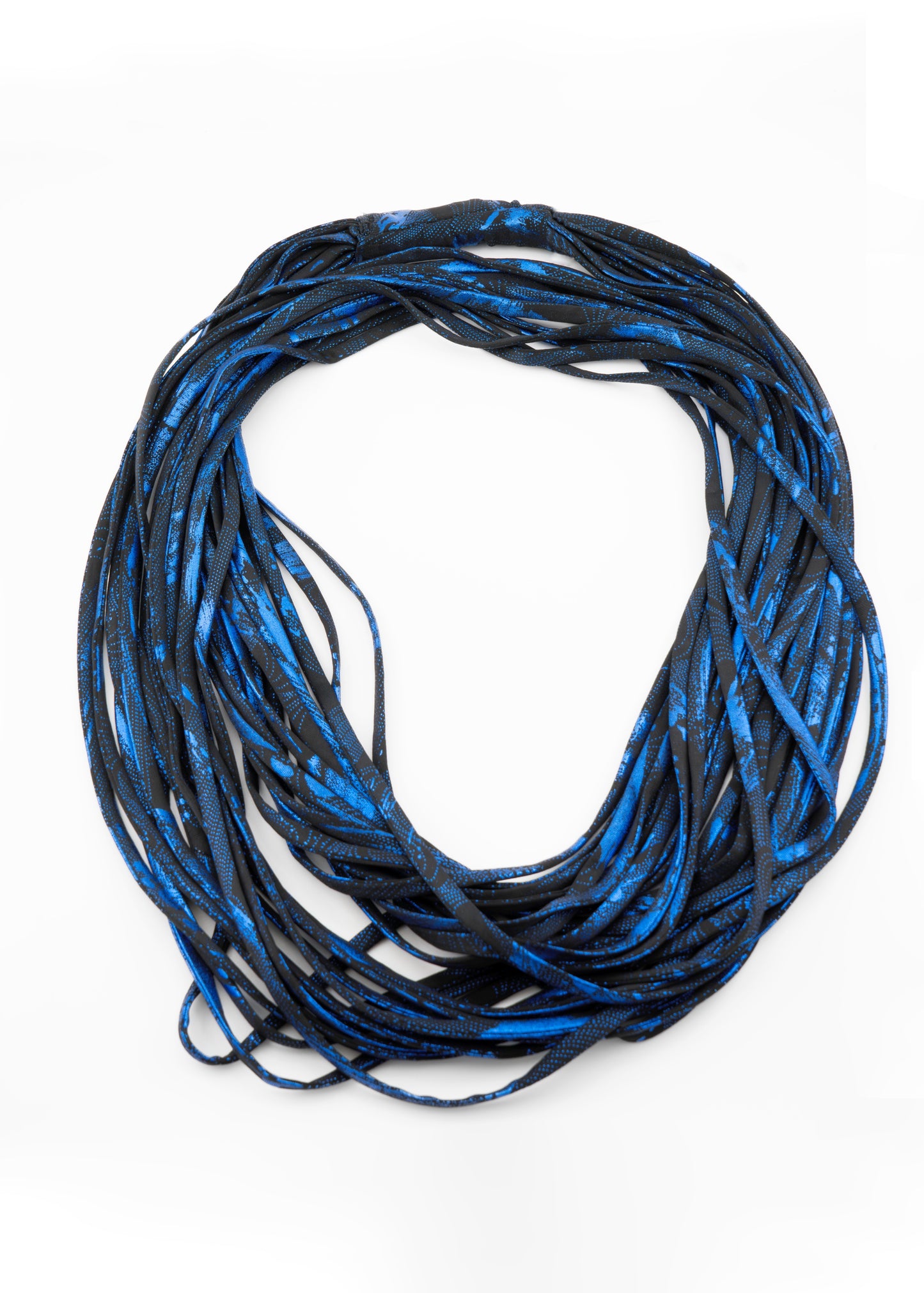 Necknots - Scarf Necklace - Blue Black