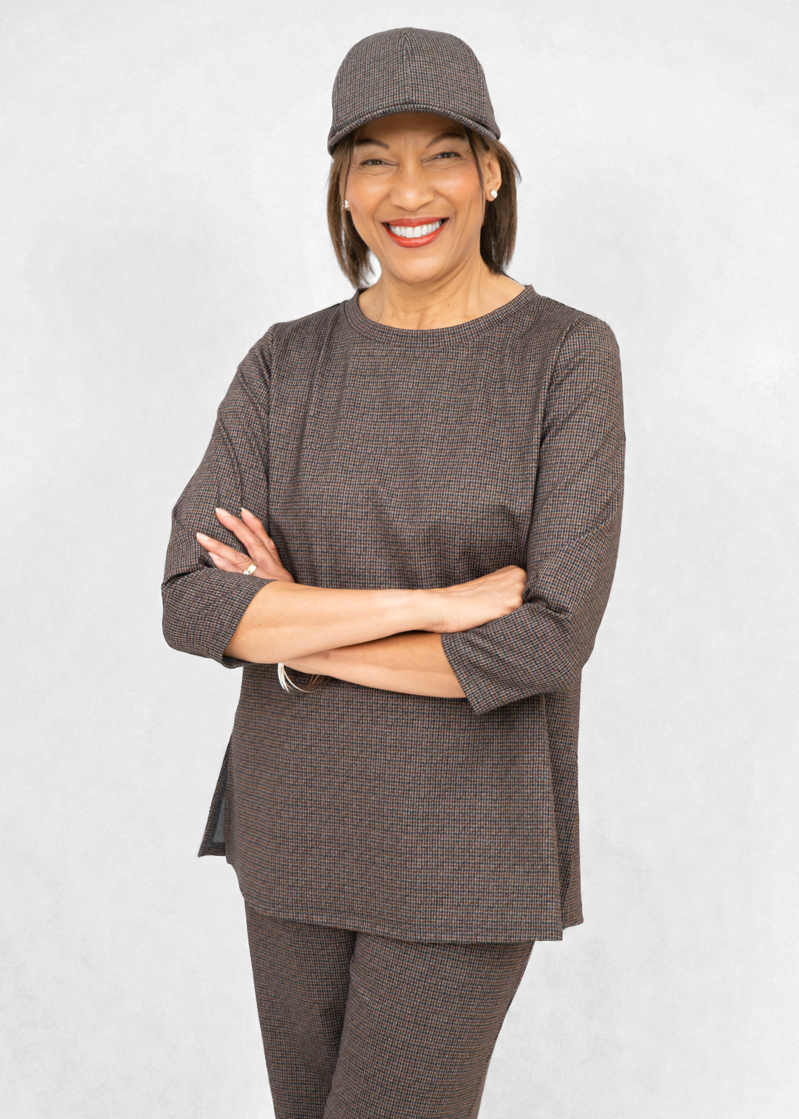 Shepherd's - Ponte Transit Tunic II Houndstooth – Shepherd's Fashions