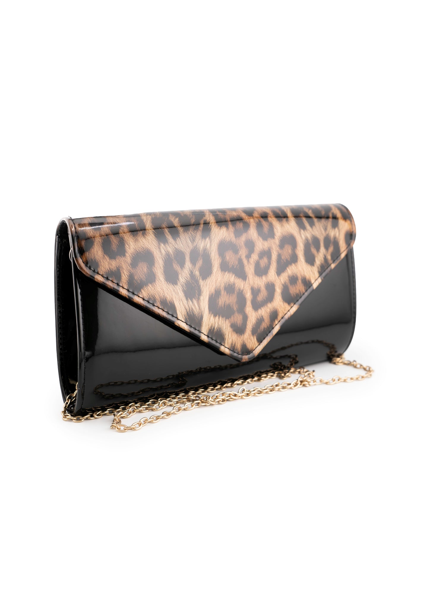 Leopard Patent Clutch