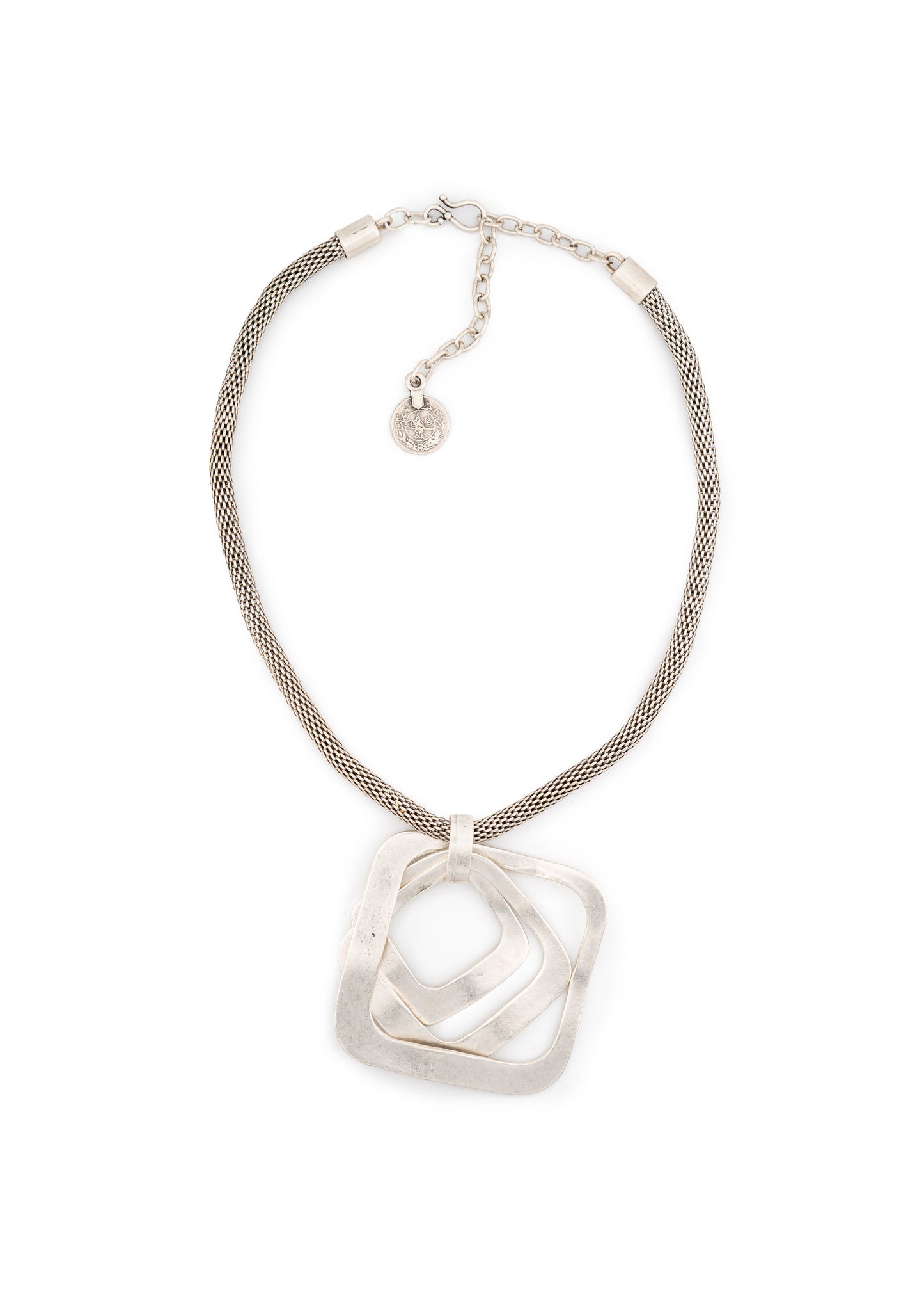 Seraglio - Diamond Shape Pendant Necklace