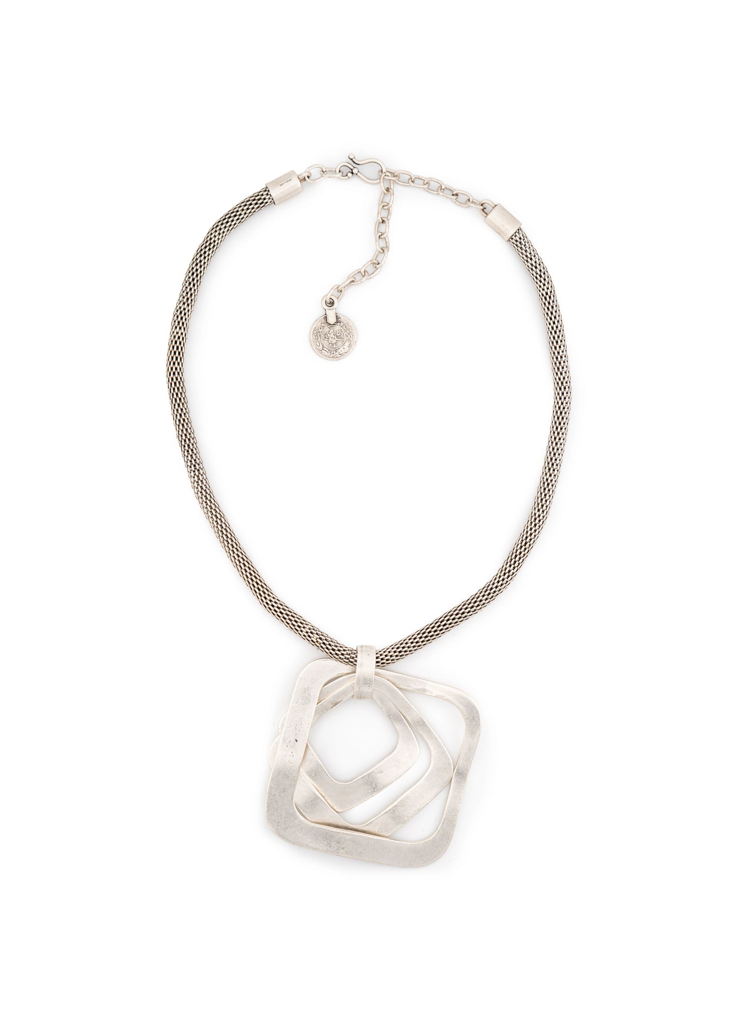 Seraglio - Diamond Shape Pendant Necklace