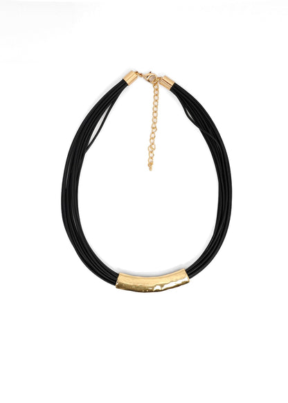 Merx - Leather Multi Strand Necklace