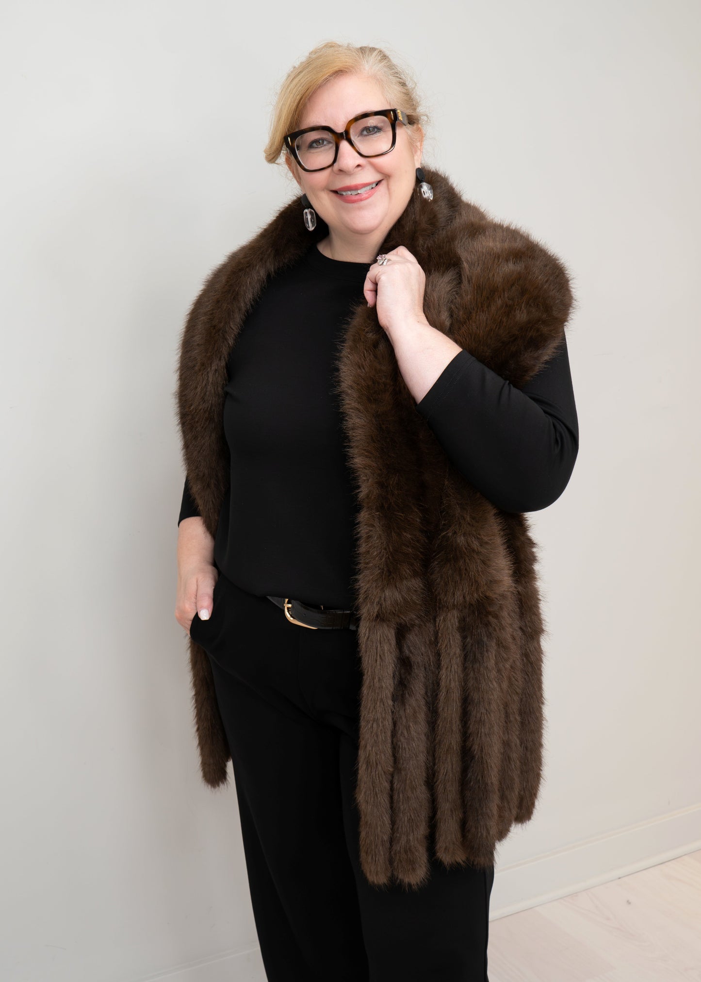 Echo - Faux Fur Wrap