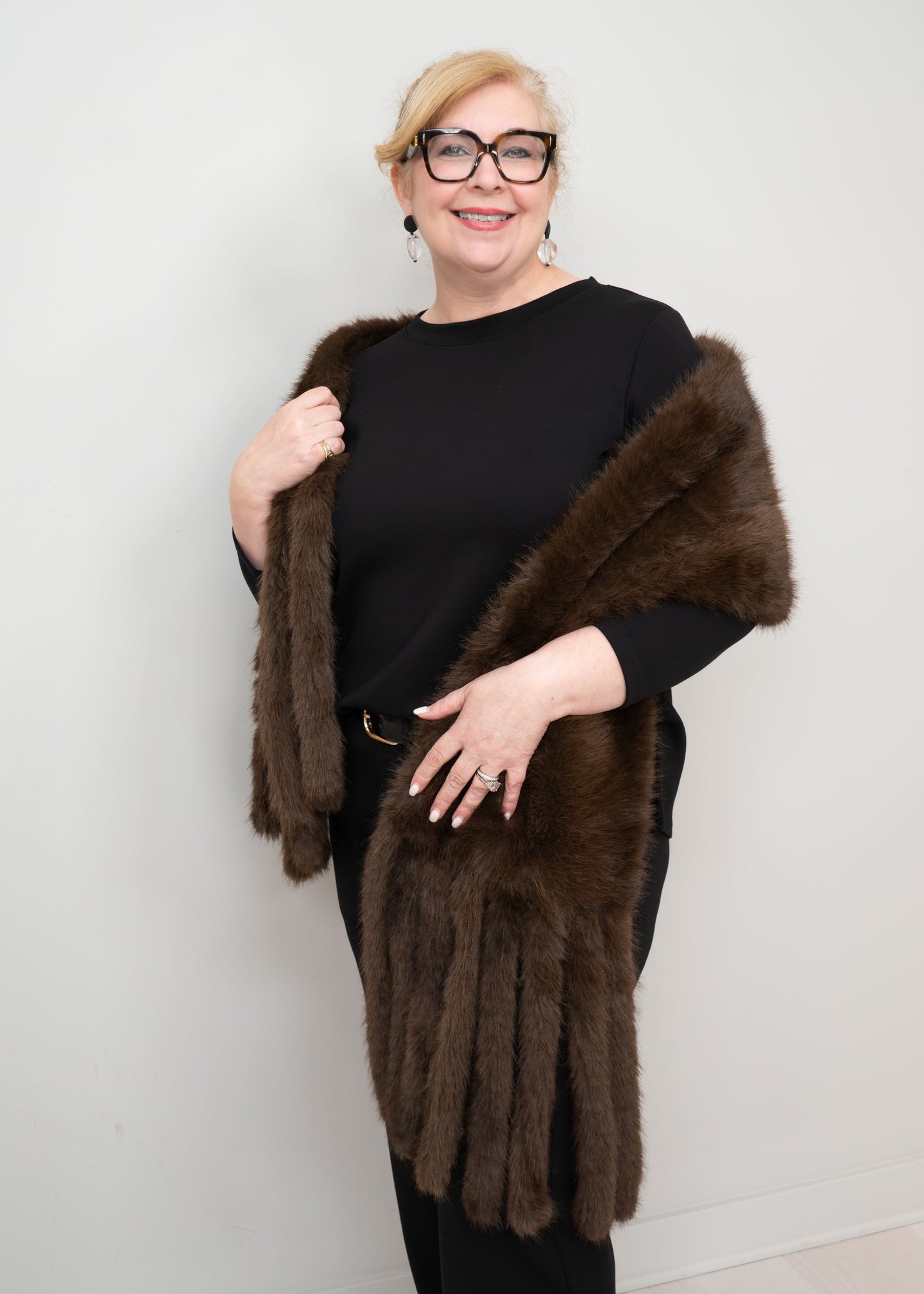 Echo - Faux Fur Wrap