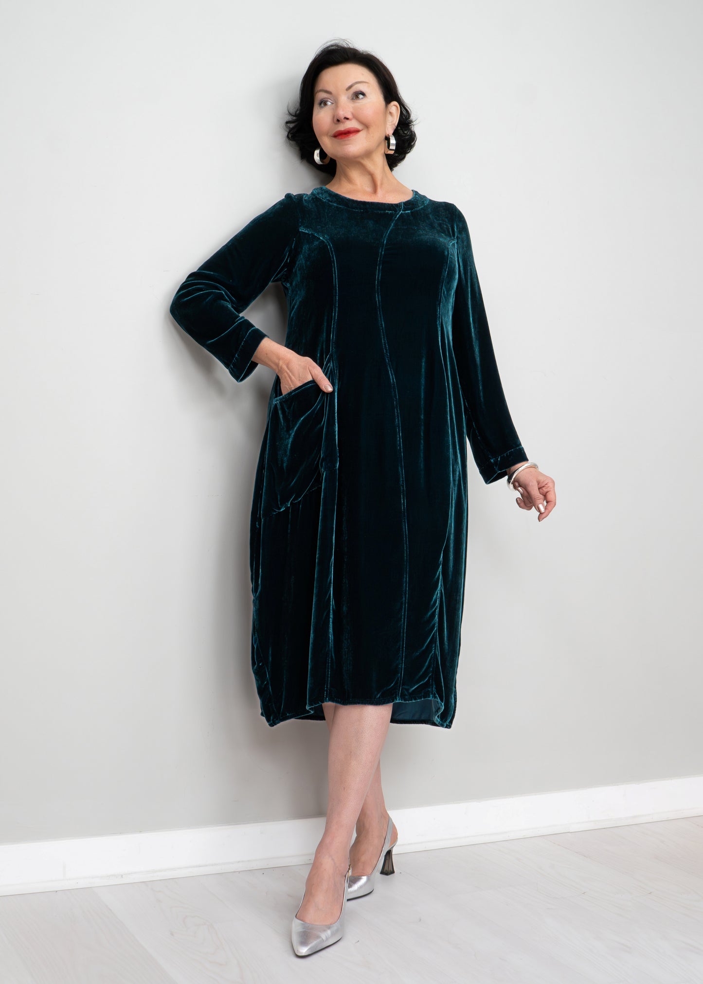 Grizas - Velvet Balloon Dress