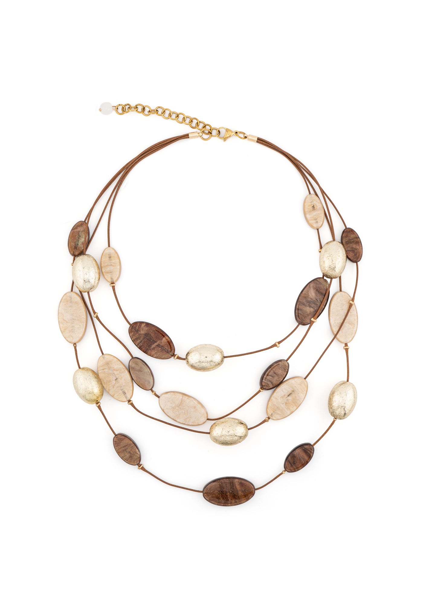 Brown Layered Necklace
