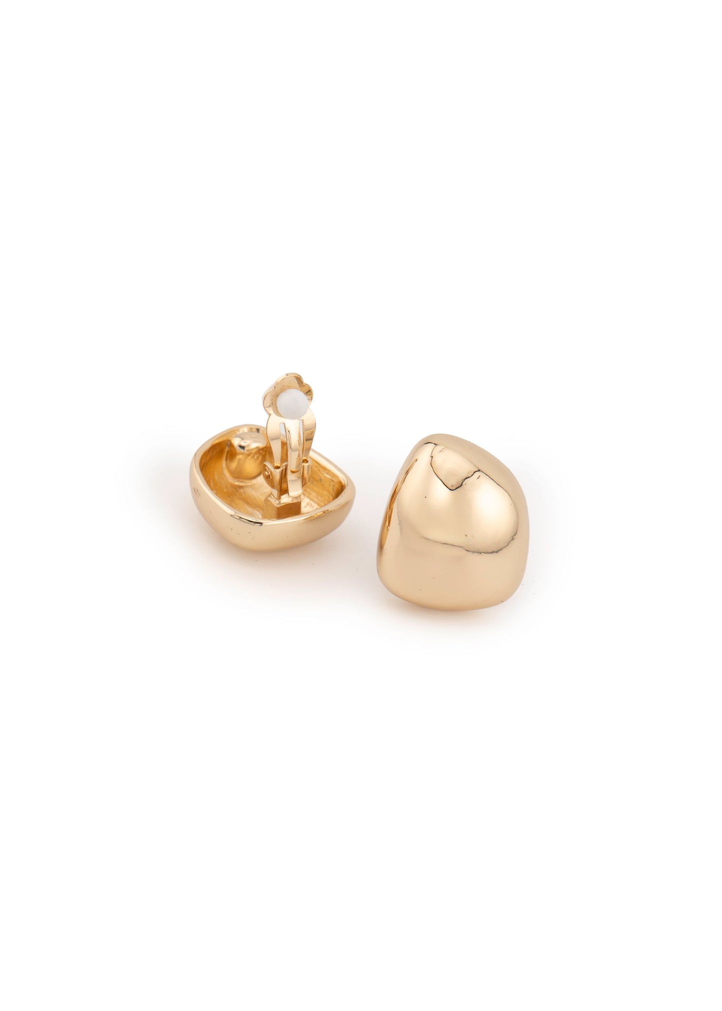 Gold Clip On Earrings