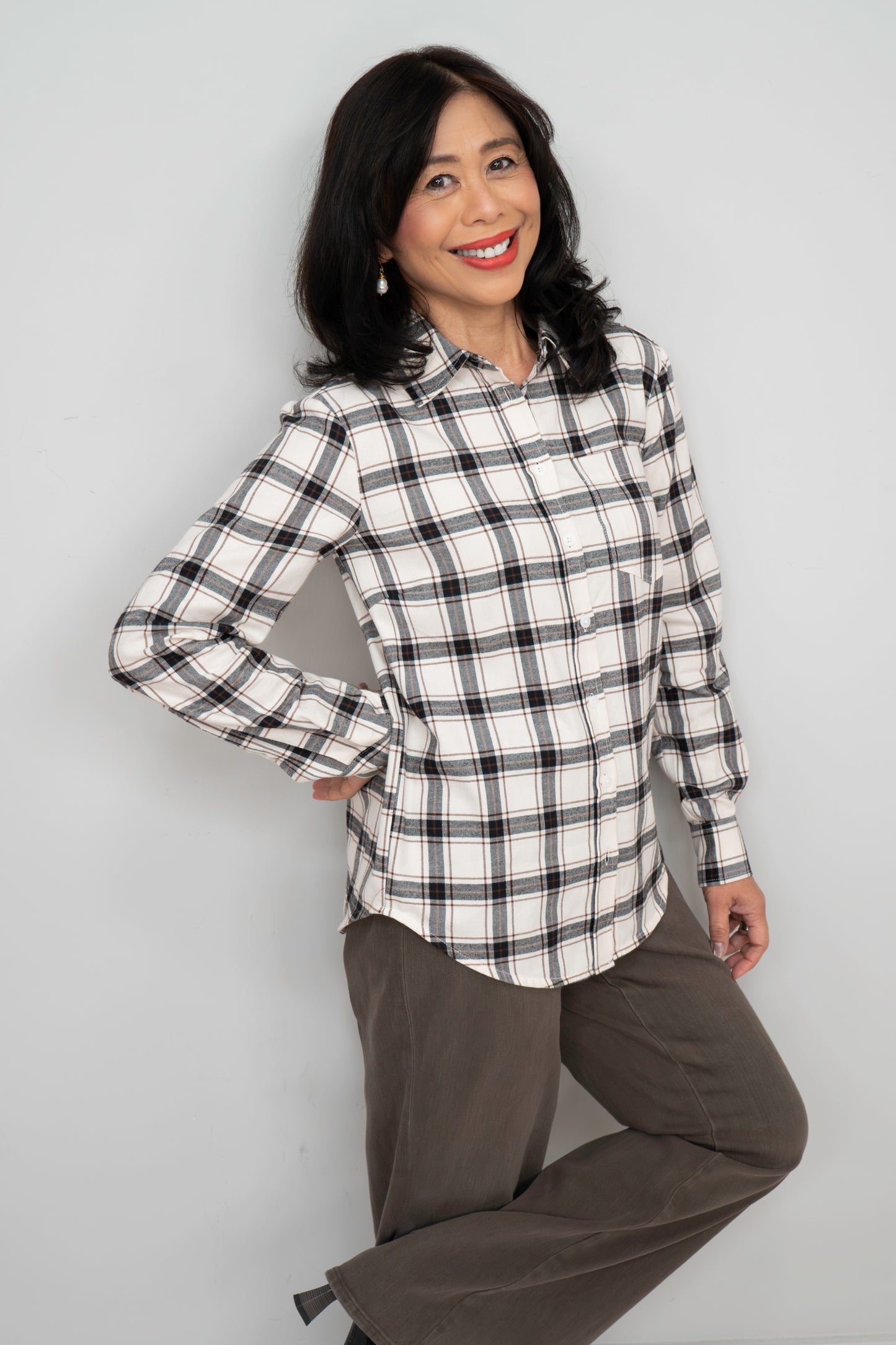 Part Two - Yana Shirt - Mole Check