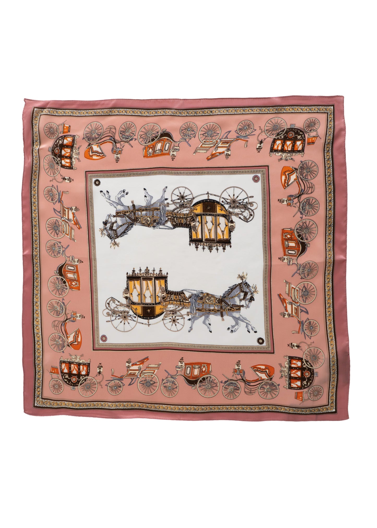 Tom & Eva - Horse & Carriage Silk Neckerchief