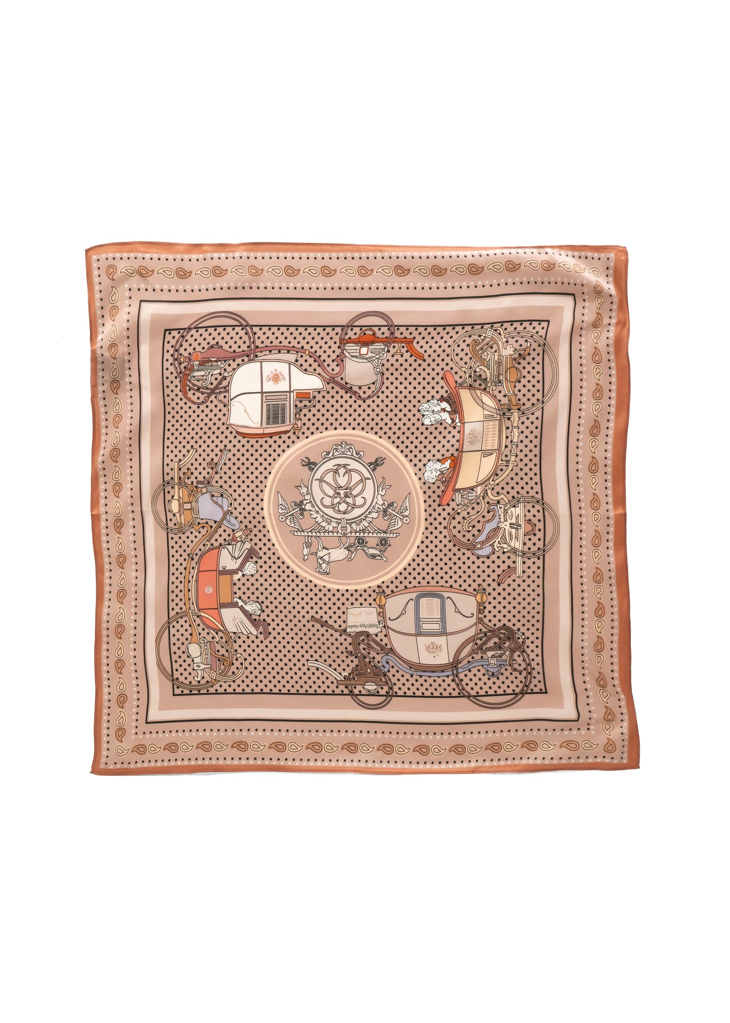 Tom & Eva - Vintage Carriage Silk Neckerchief