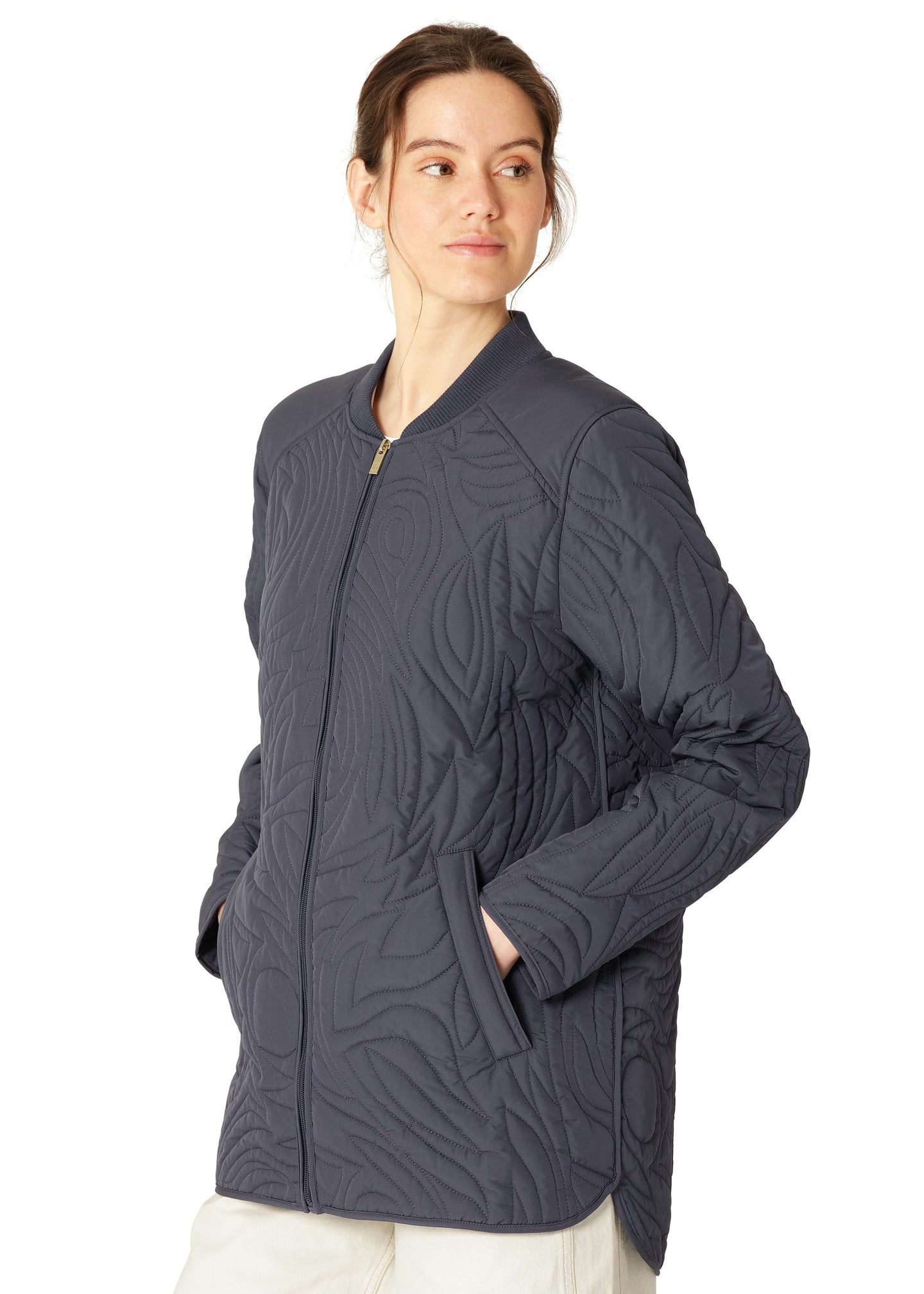 Ilse Jacobsen - Short Quilt Jacket with Rib - SALE