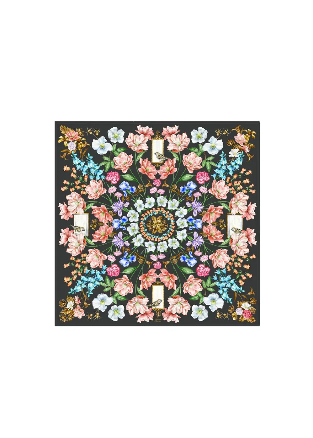 Echo - Flourish Silk Square Scarf