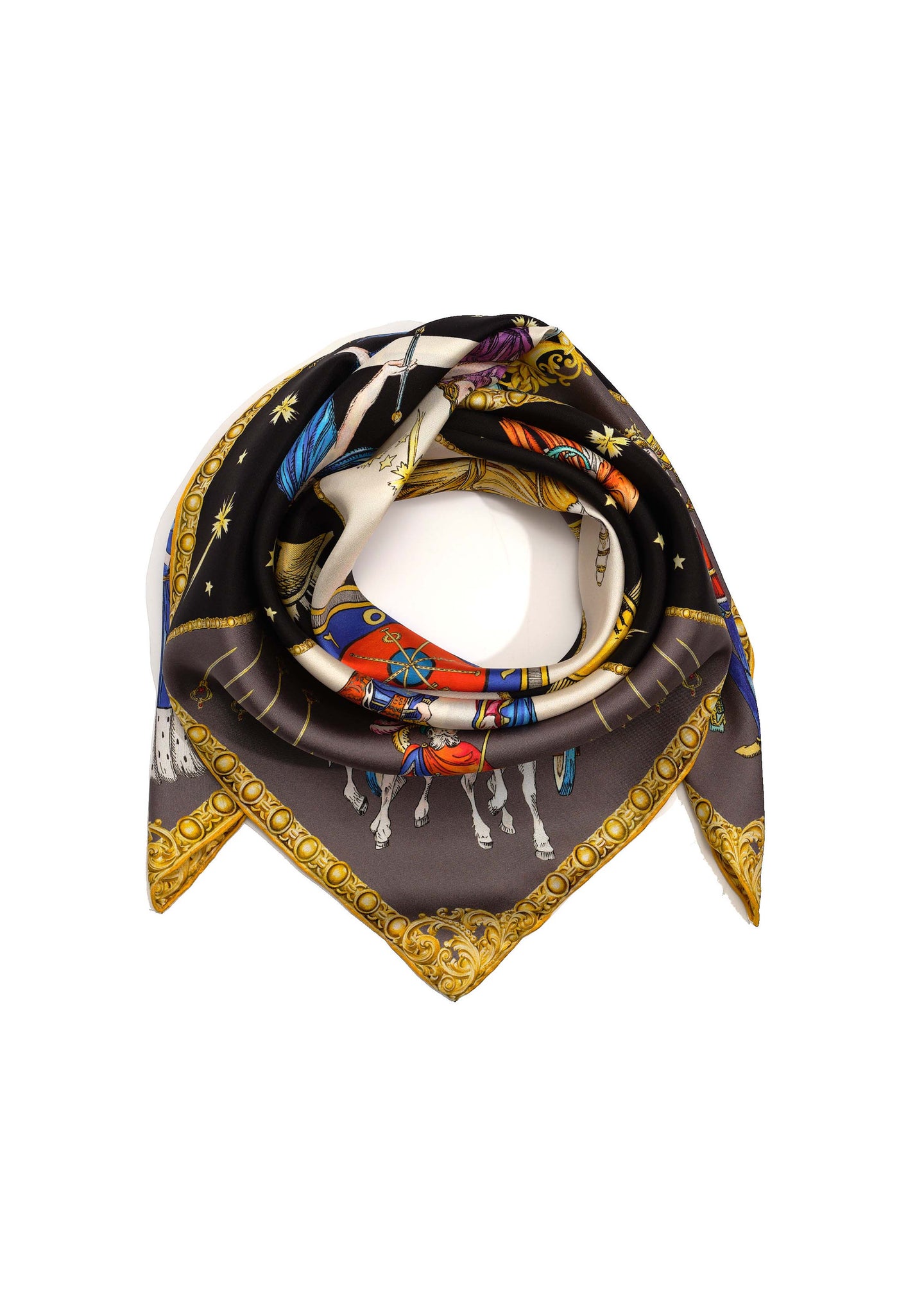 Echo - In The Cards Silk Square Scarf