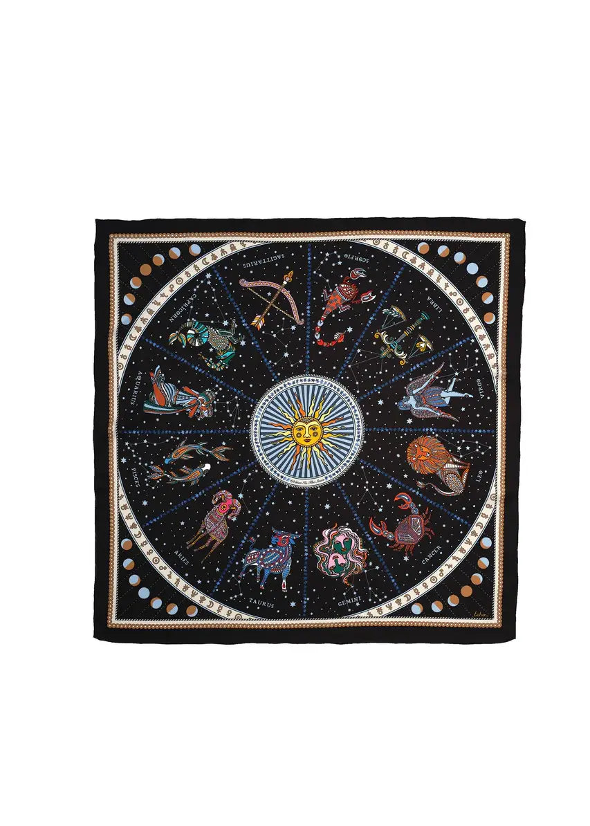 Echo - Written in the Stars Silk Square Scarf