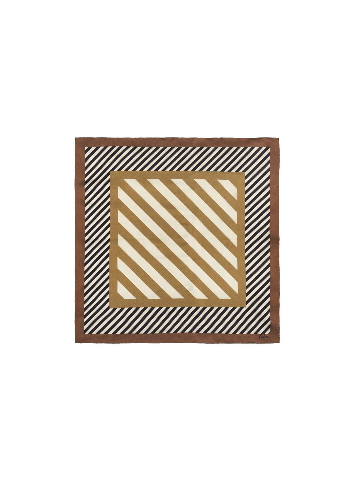 Echo - Stripes Silk Bandana