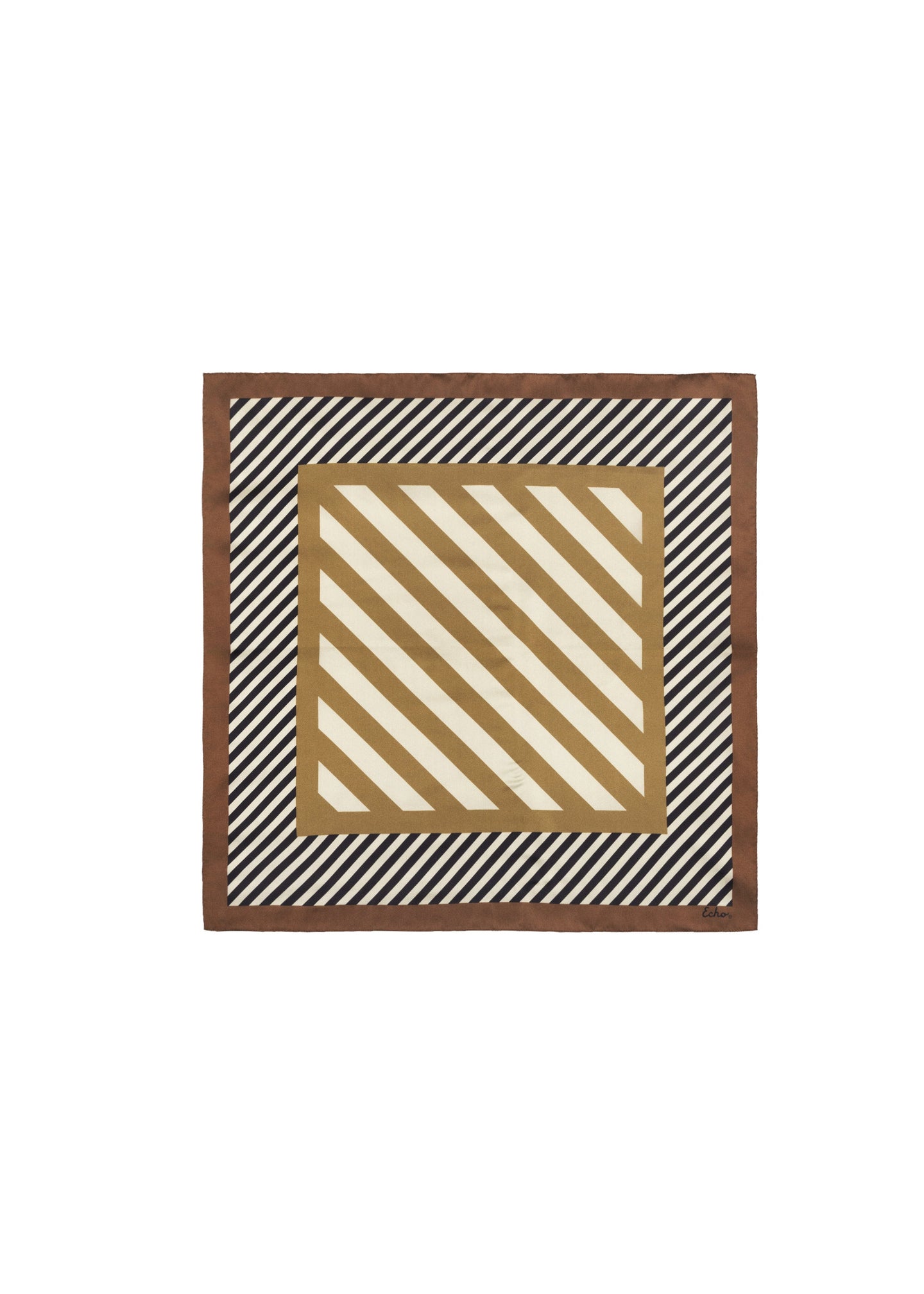 Echo - Stripes Silk Bandana