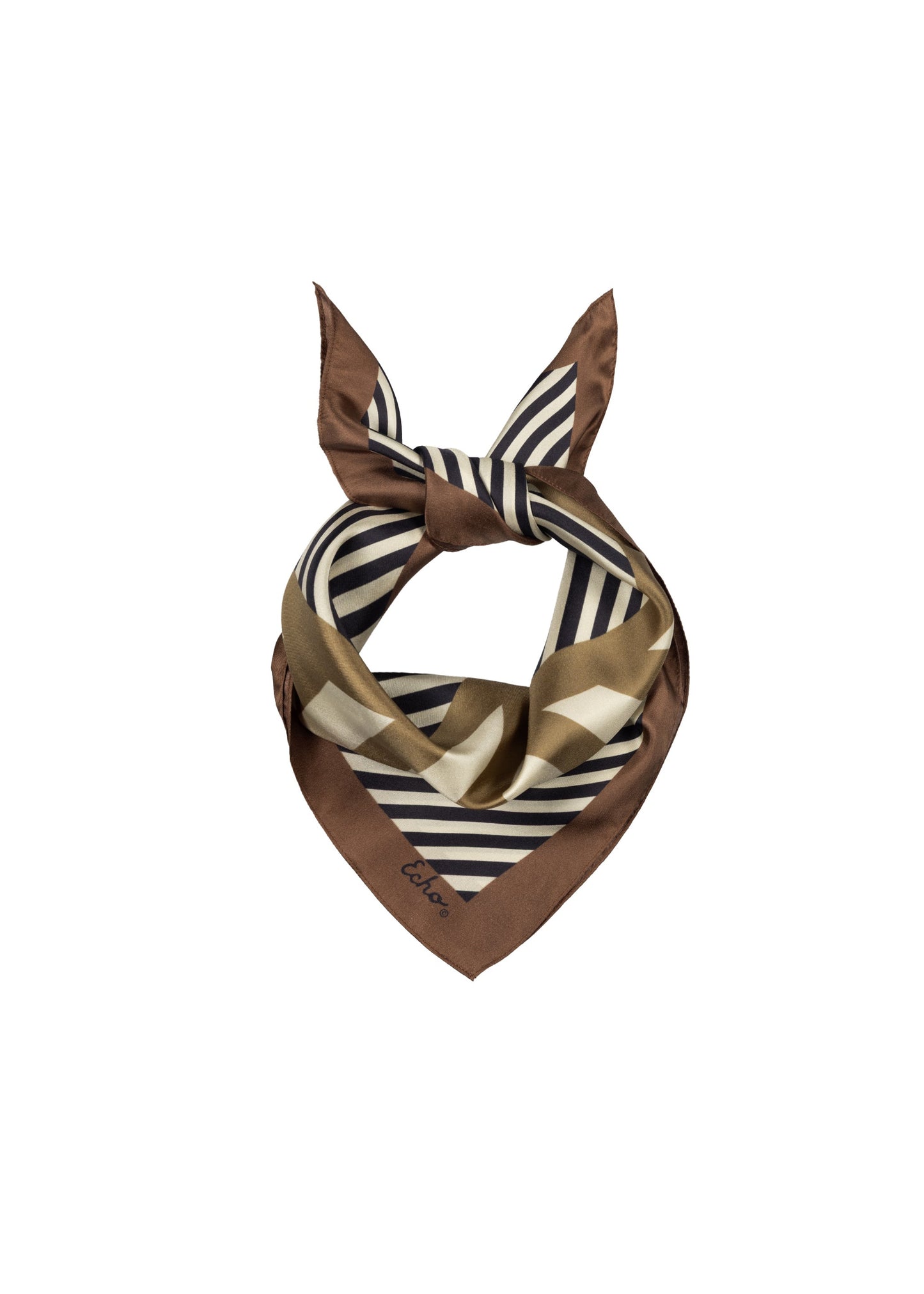 Echo - Stripes Silk Bandana