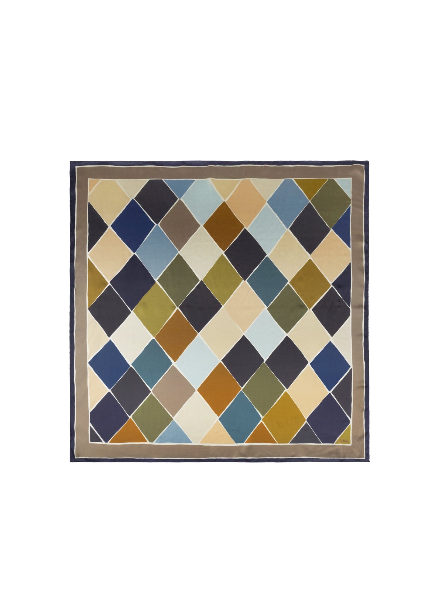 Echo - Harlequin Silk Scarf