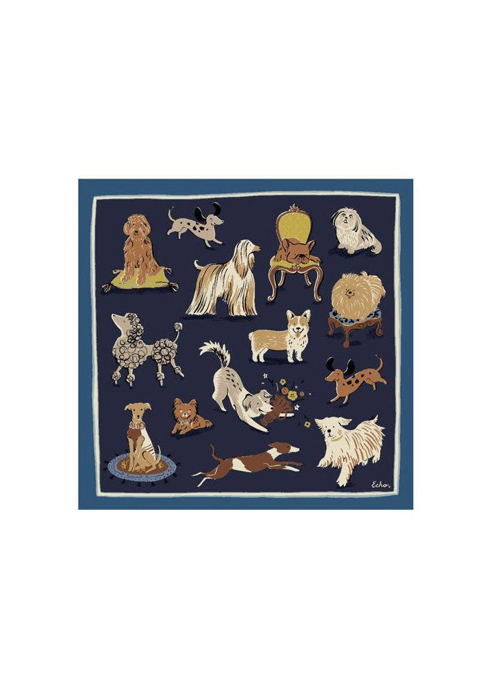 Echo - Doggie Daycare Silk Scarf