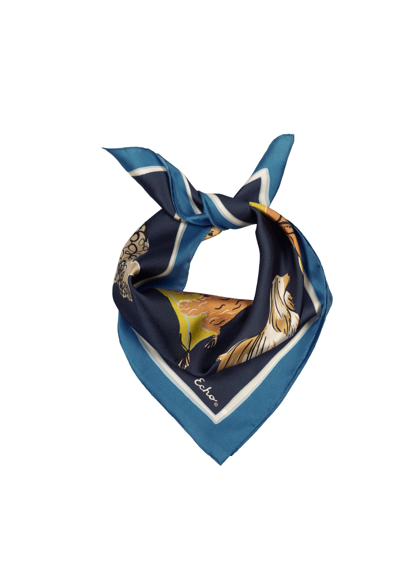 Echo - Doggie Daycare Silk Scarf