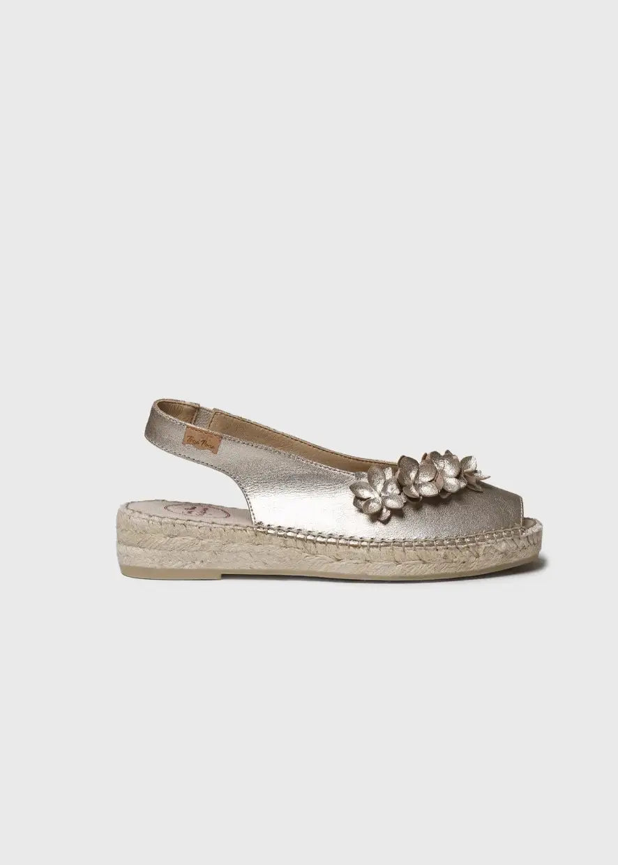 Toni Pons - Erica Decorative Flower Flat Espadrille