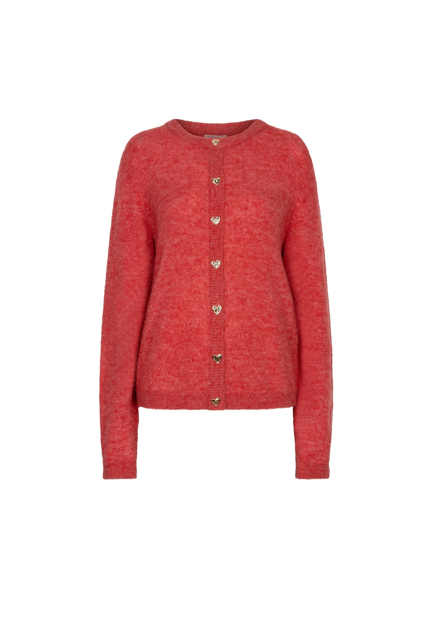 Esqualo - Heart Button Cardigan