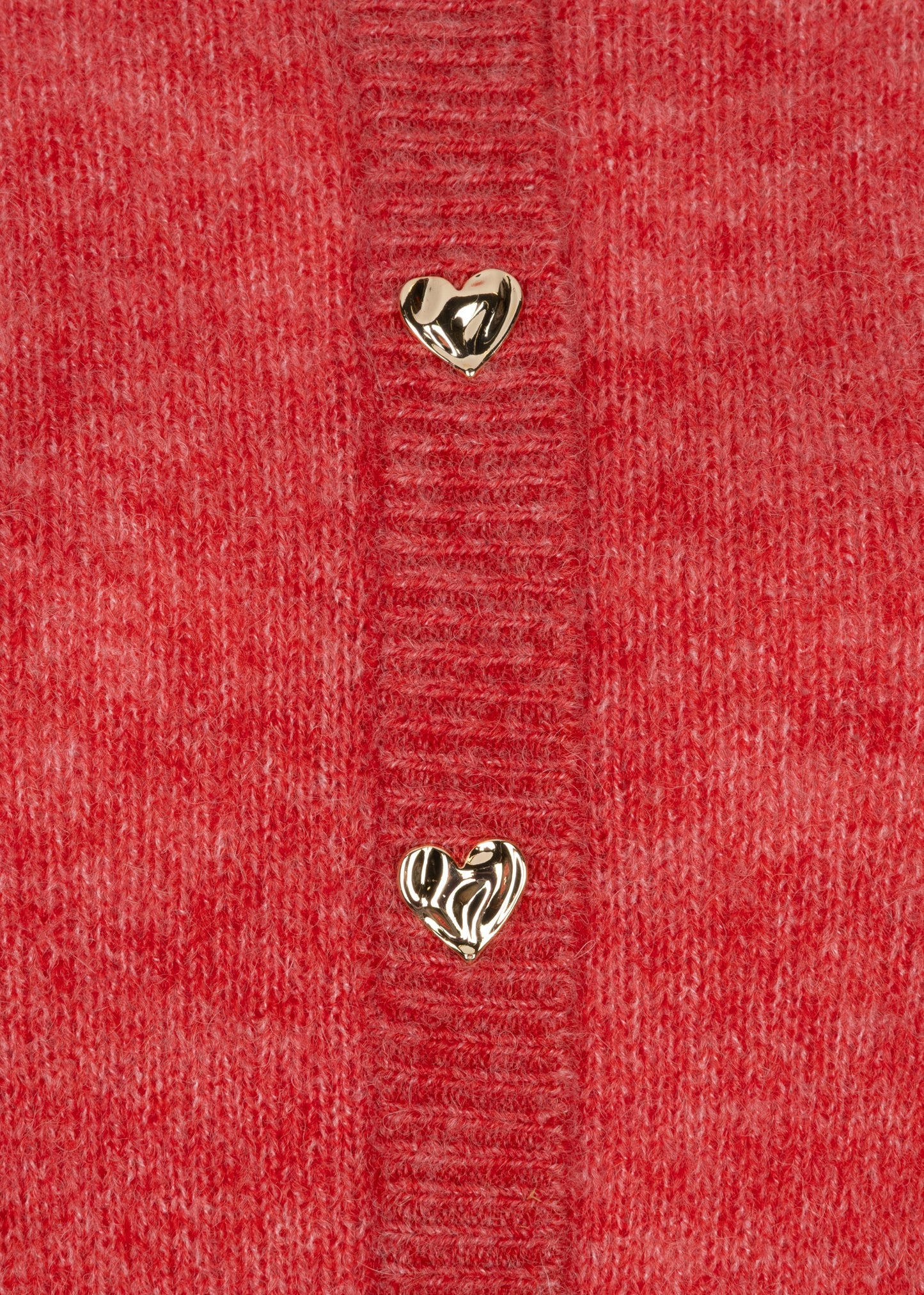 Esqualo - Heart Button Cardigan